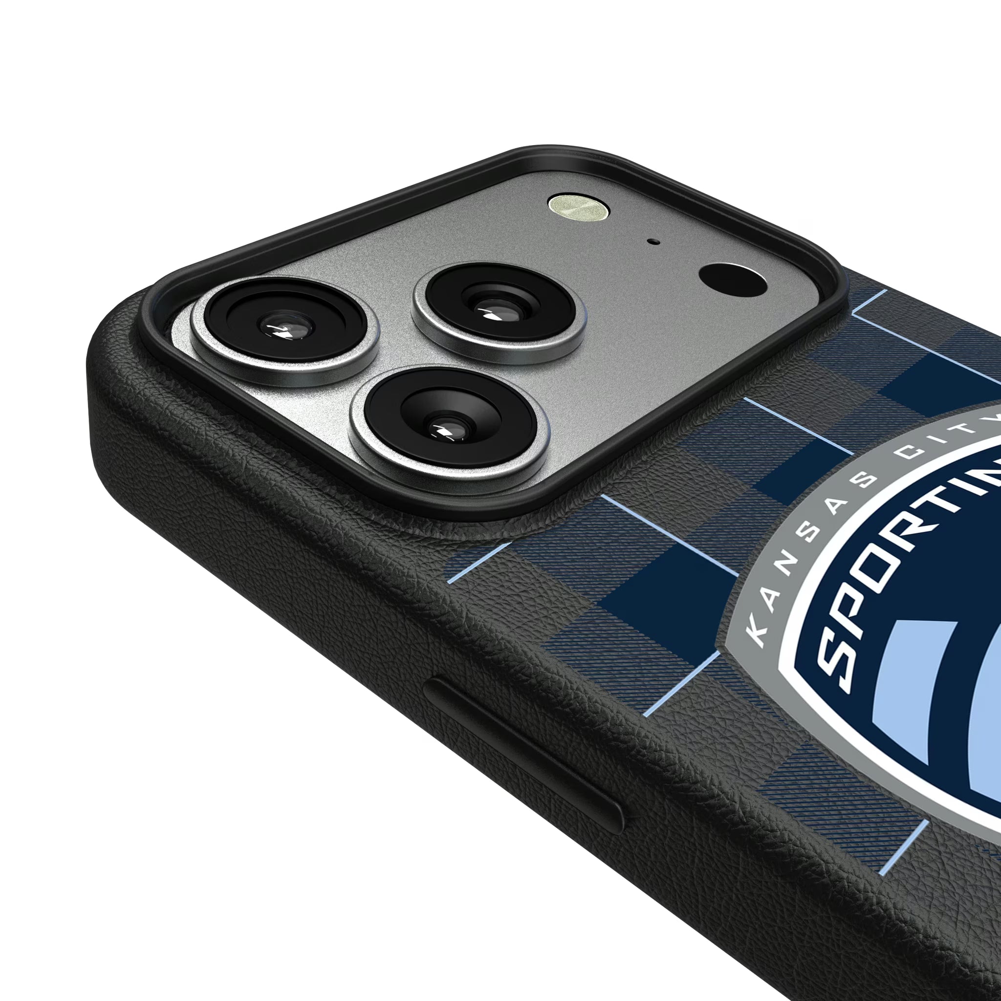Sporting Kansas City Plaid iPhone MagSafe Compatible Phone Case for Apple iPhone - Detail#Device_iPhone 17 Pro