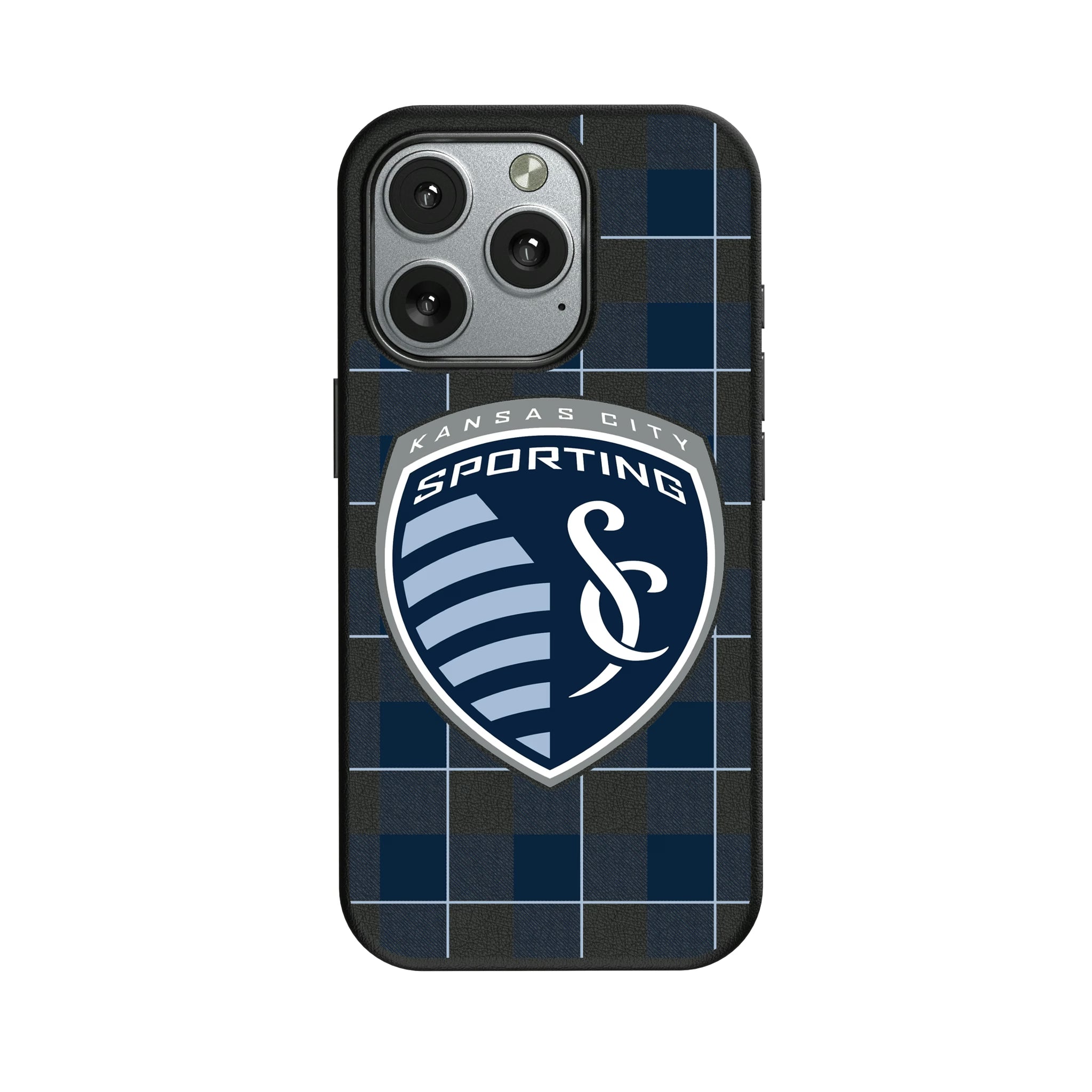 Sporting Kansas City Plaid iPhone MagSafe Compatible Phone Case for Apple iPhone