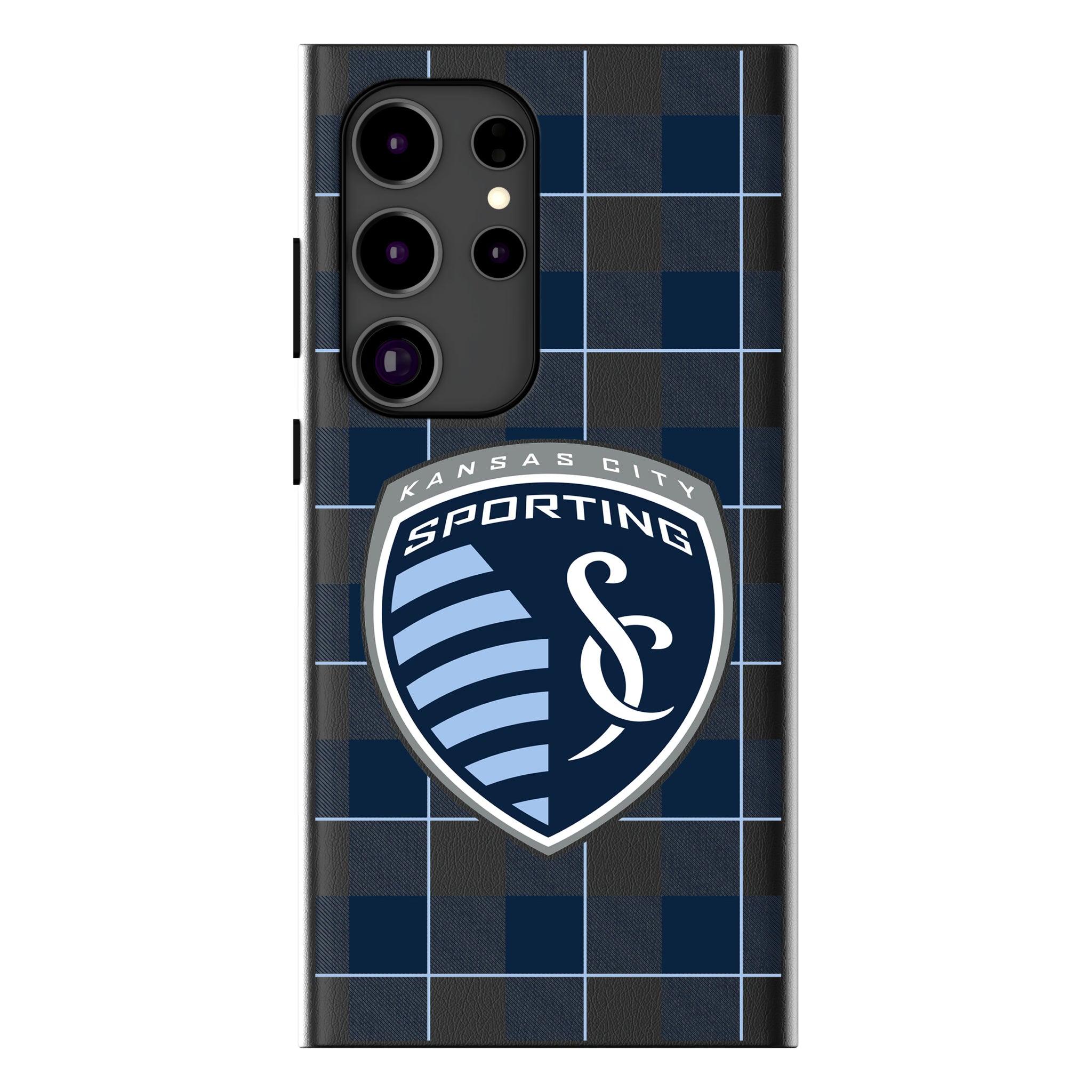 Sporting Kansas City Plaid Galaxy MagSafe Compatible Phone Case for Samsung Galaxy