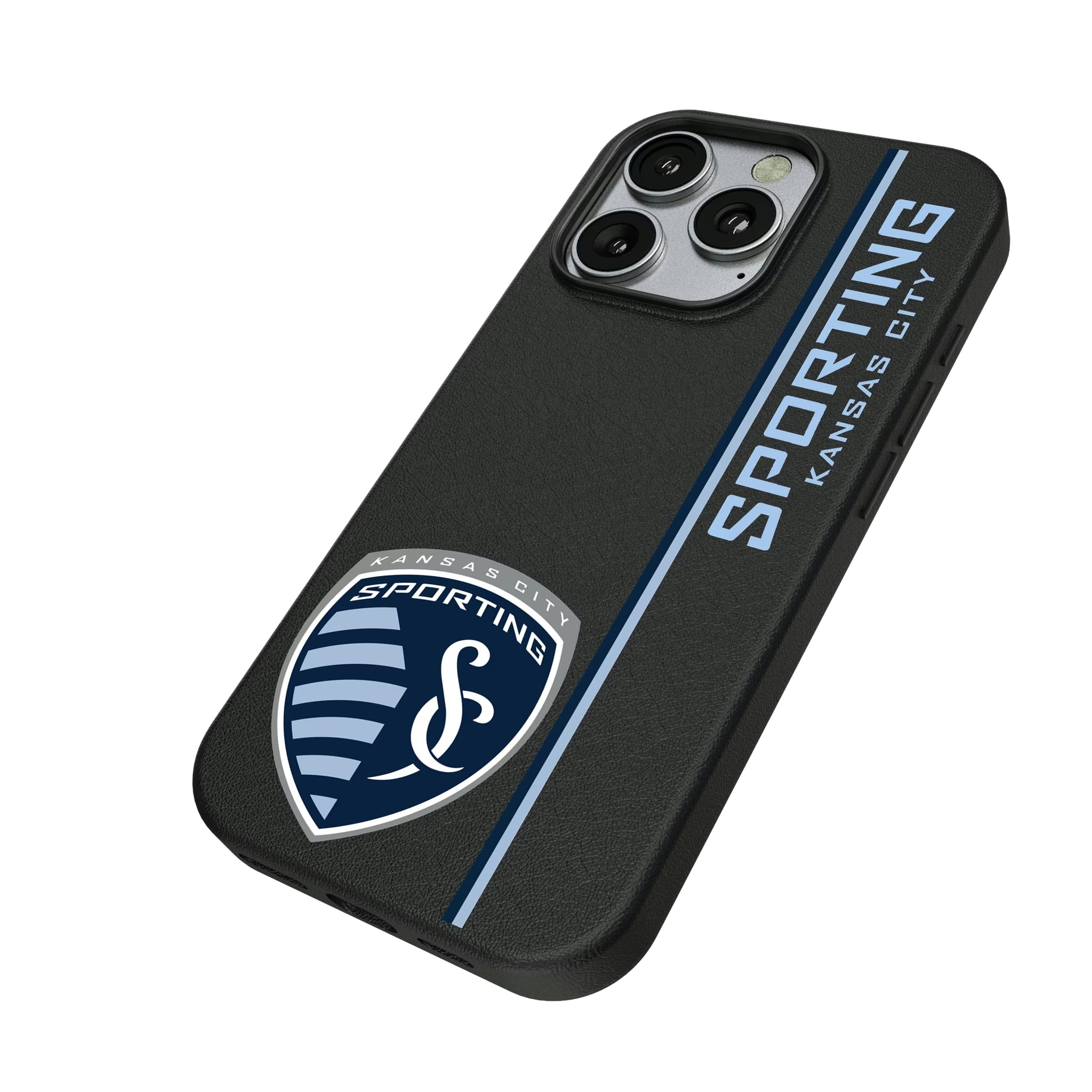 Sporting Kansas City Sidebar iPhone MagSafe Compatible Phone Case for Apple iPhone - Isometric View