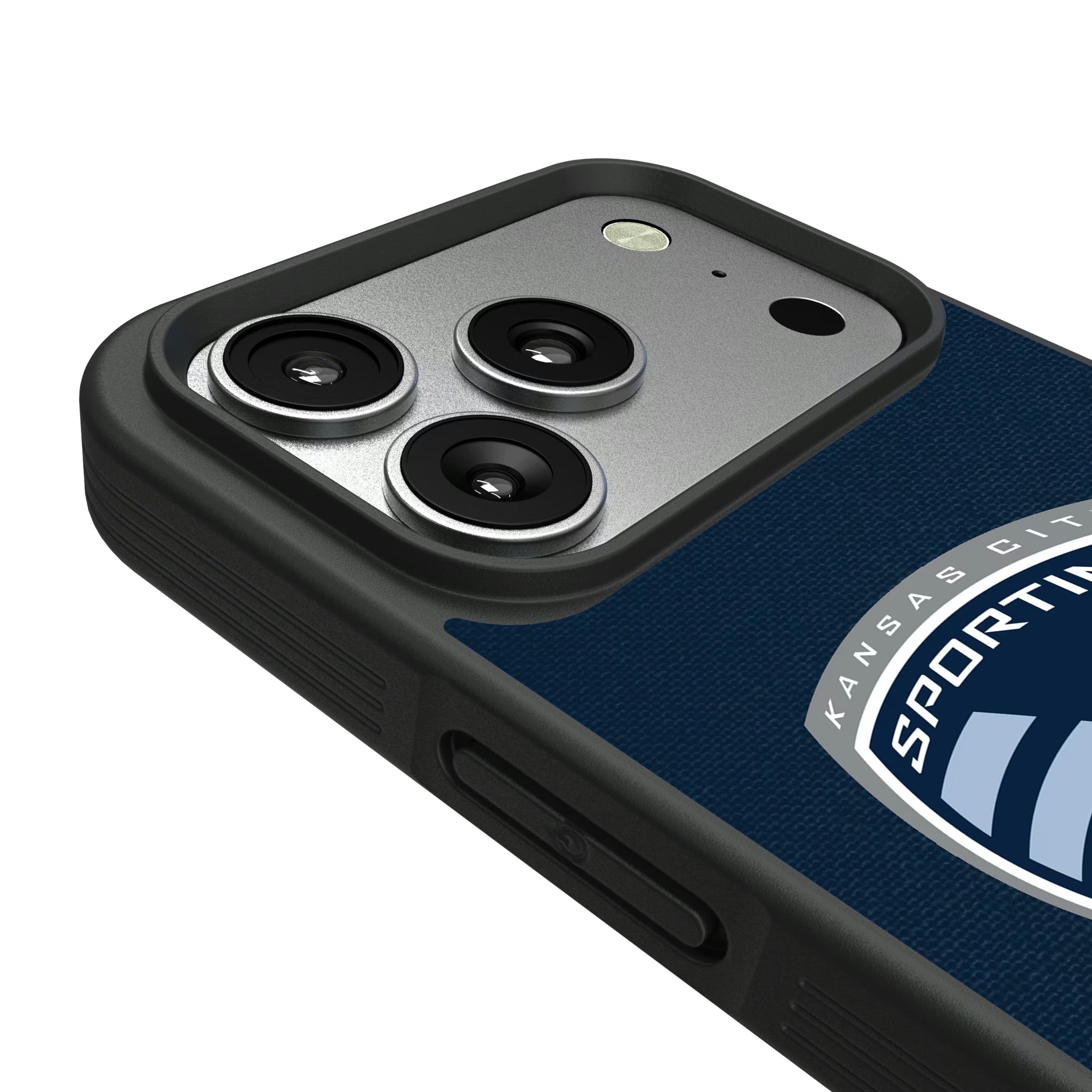 Sporting Kansas City Stripe iPhone Bump Phone Case for Apple iPhone - Detail#Device_iPhone 17 Pro