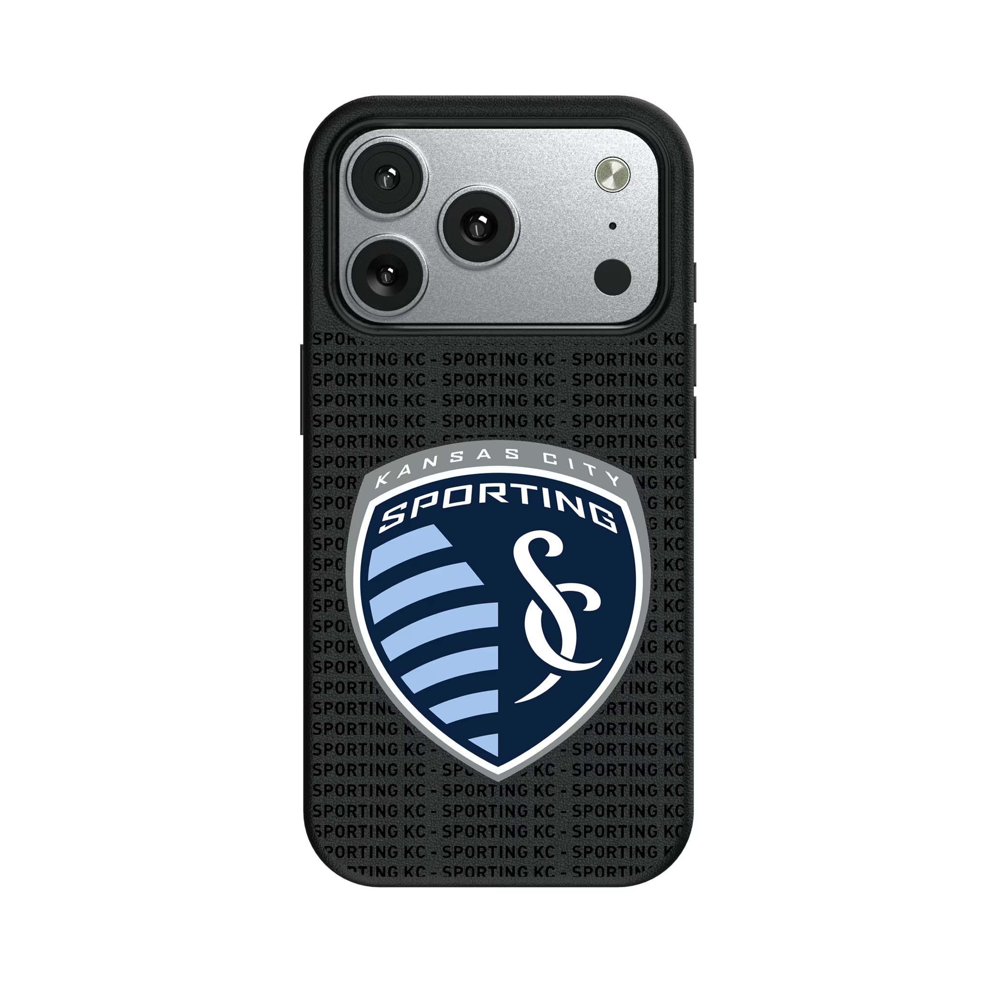 Sporting Kansas City Text Backdrop iPhone MagSafe Compatible Phone Case for Apple iPhone#Device_iPhone 17 Pro