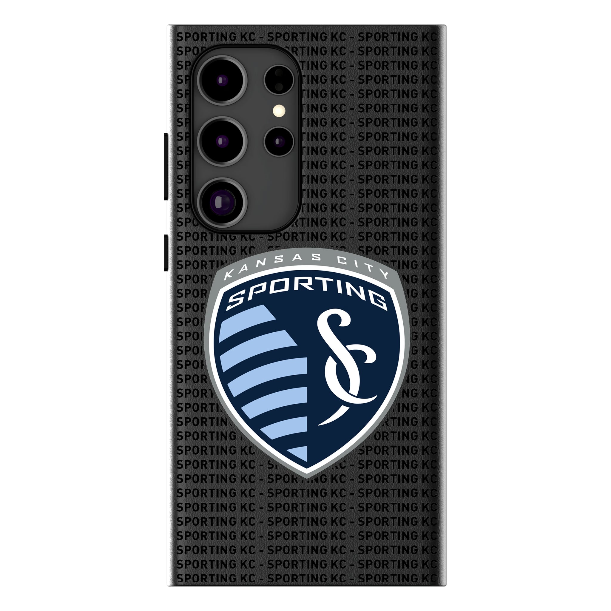 Sporting Kansas City Text Backdrop Galaxy MagSafe Compatible Phone Case for Samsung Galaxy