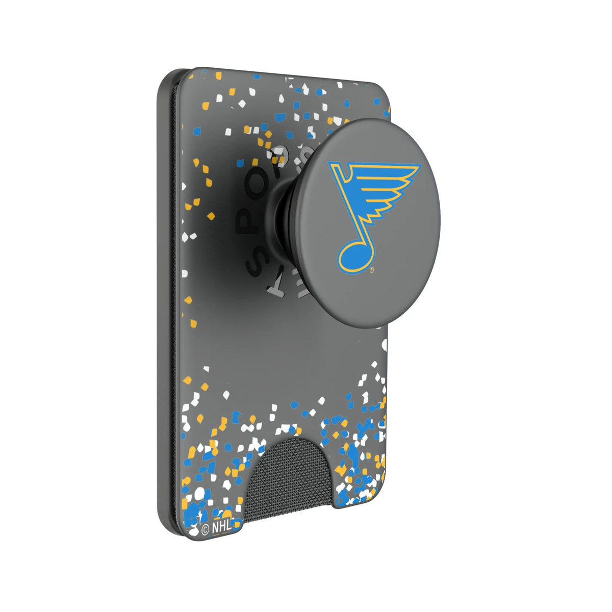 St. Louis Blues Confetti Popsockets Wallet Magnetic
