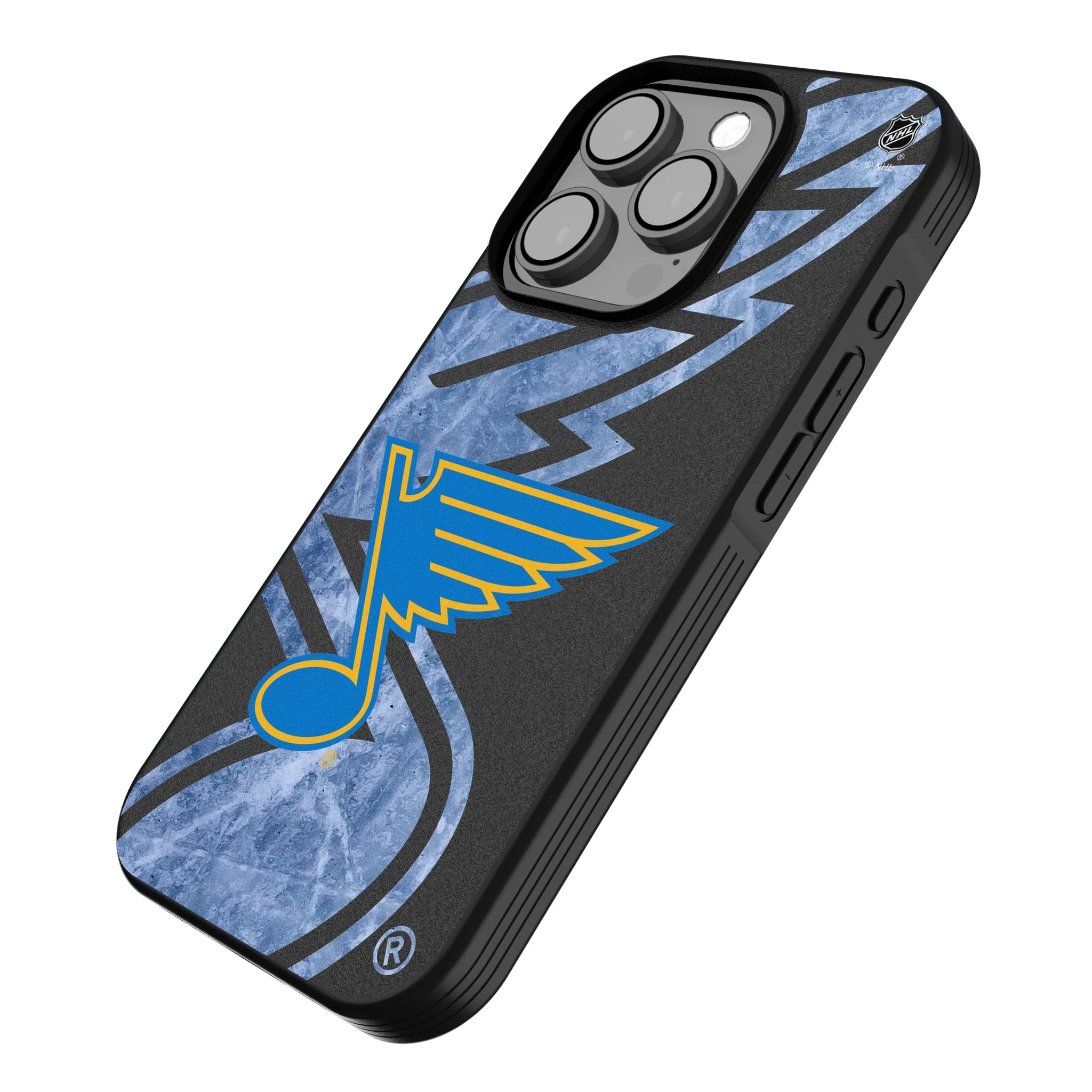 St. Louis Blues Ice Tilt iPhone Bump Phone Case for Apple iPhone - Isometric View