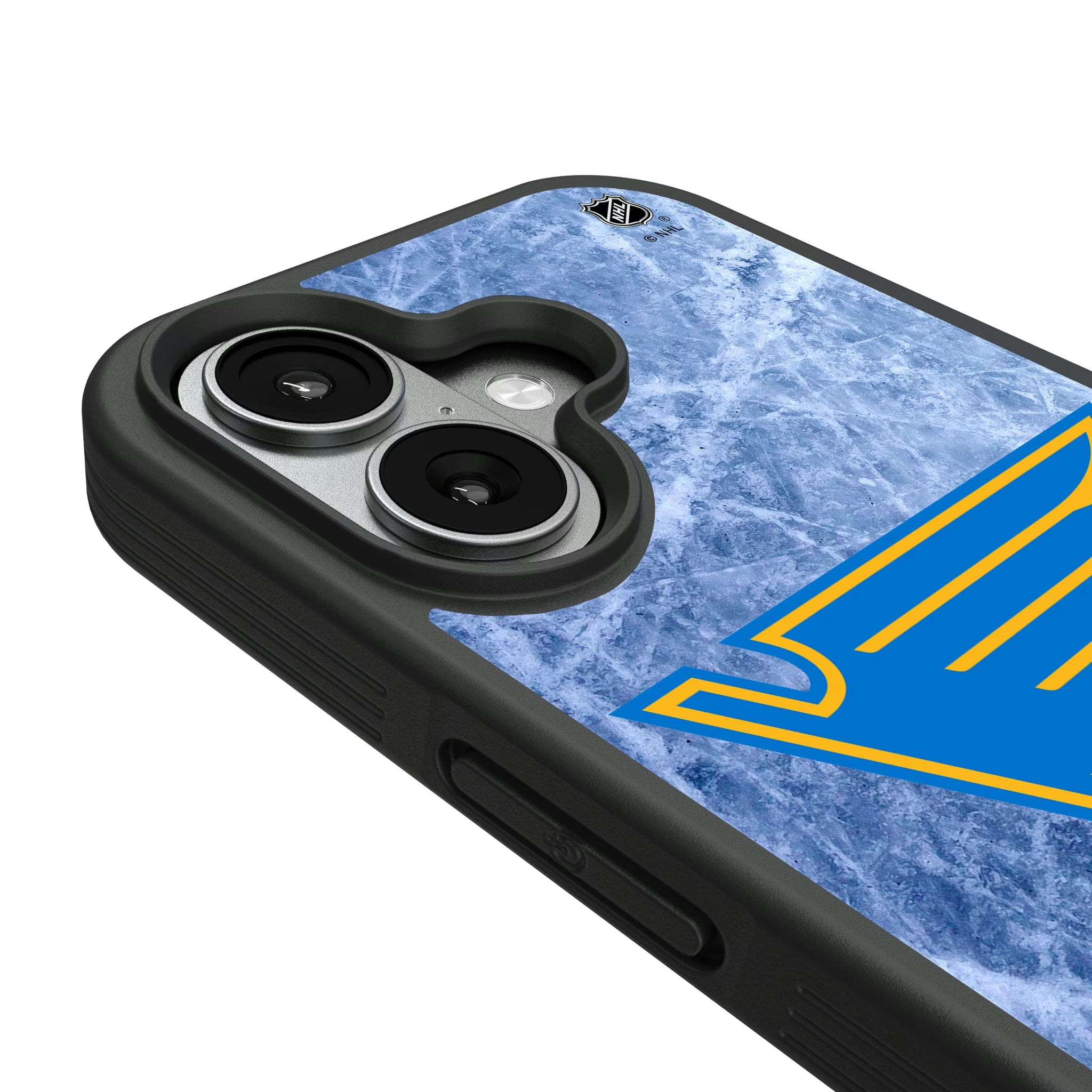St. Louis Blues Ice Wordmark iPhone Bump Phone Case for Apple iPhone - Detail#Device_iPhone 17
