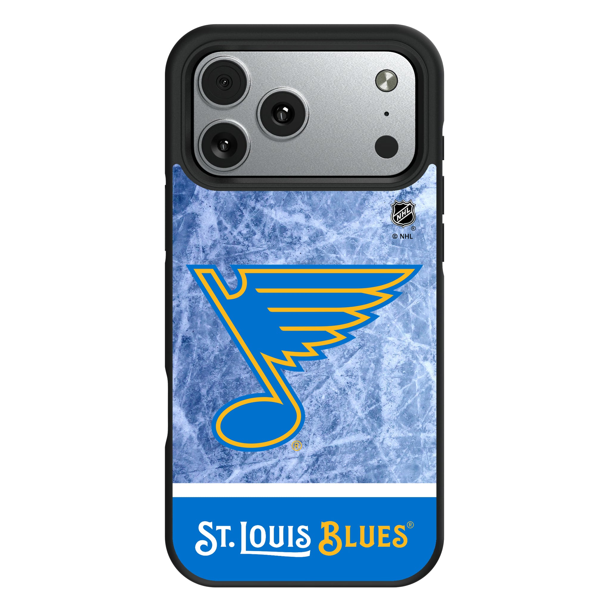 St. Louis Blues Ice Wordmark iPhone Bump Phone Case for Apple iPhone#Device_iPhone 17 Pro Max