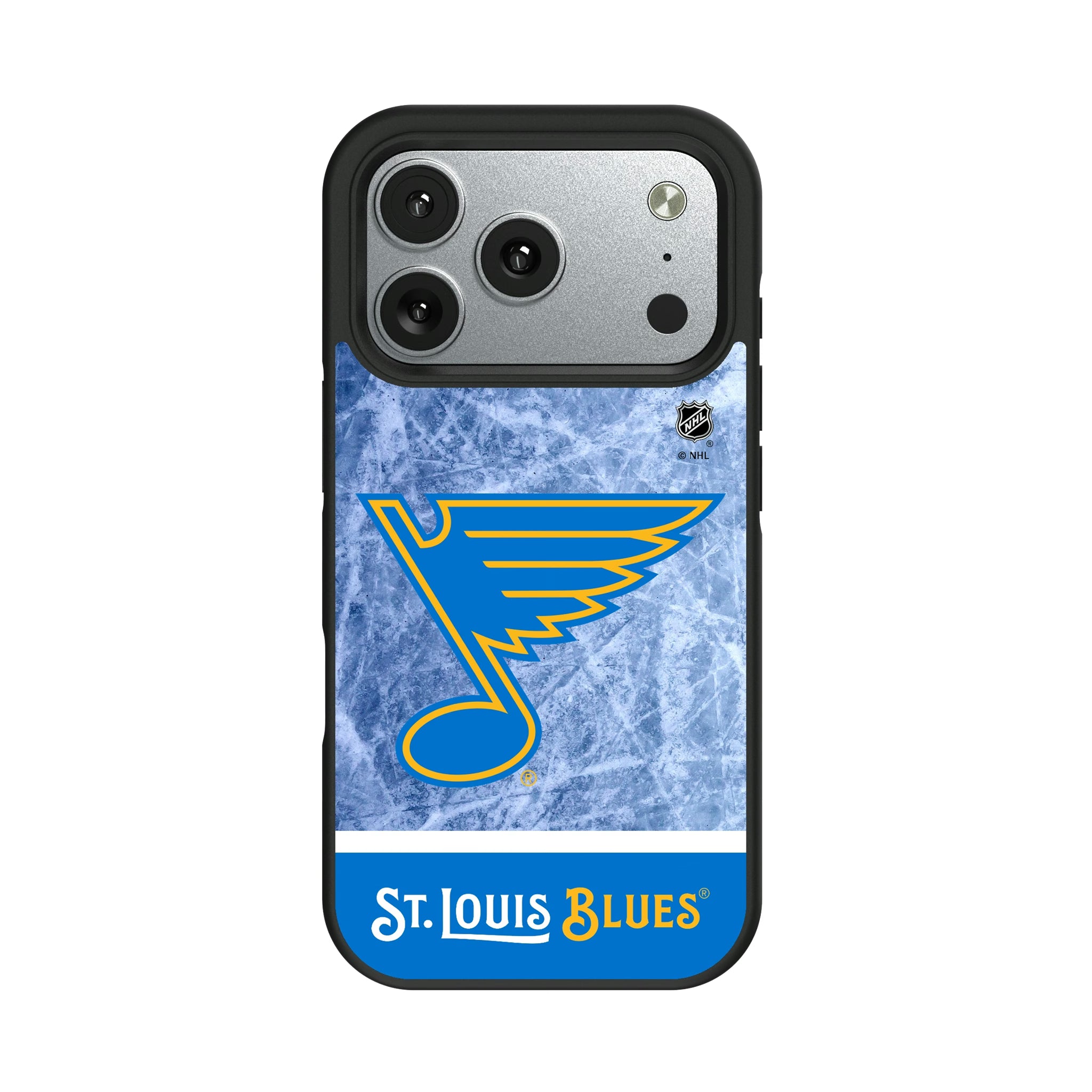 St. Louis Blues Ice Wordmark iPhone Bump Phone Case for Apple iPhone#Device_iPhone 17 Pro