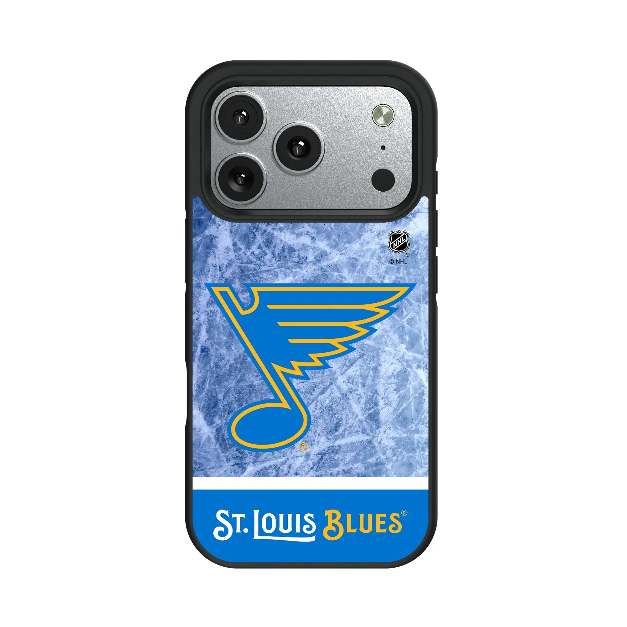 St. Louis Blues Ice Wordmark iPhone Bump Phone Case for Apple iPhone#Device_iPhone 17 Pro