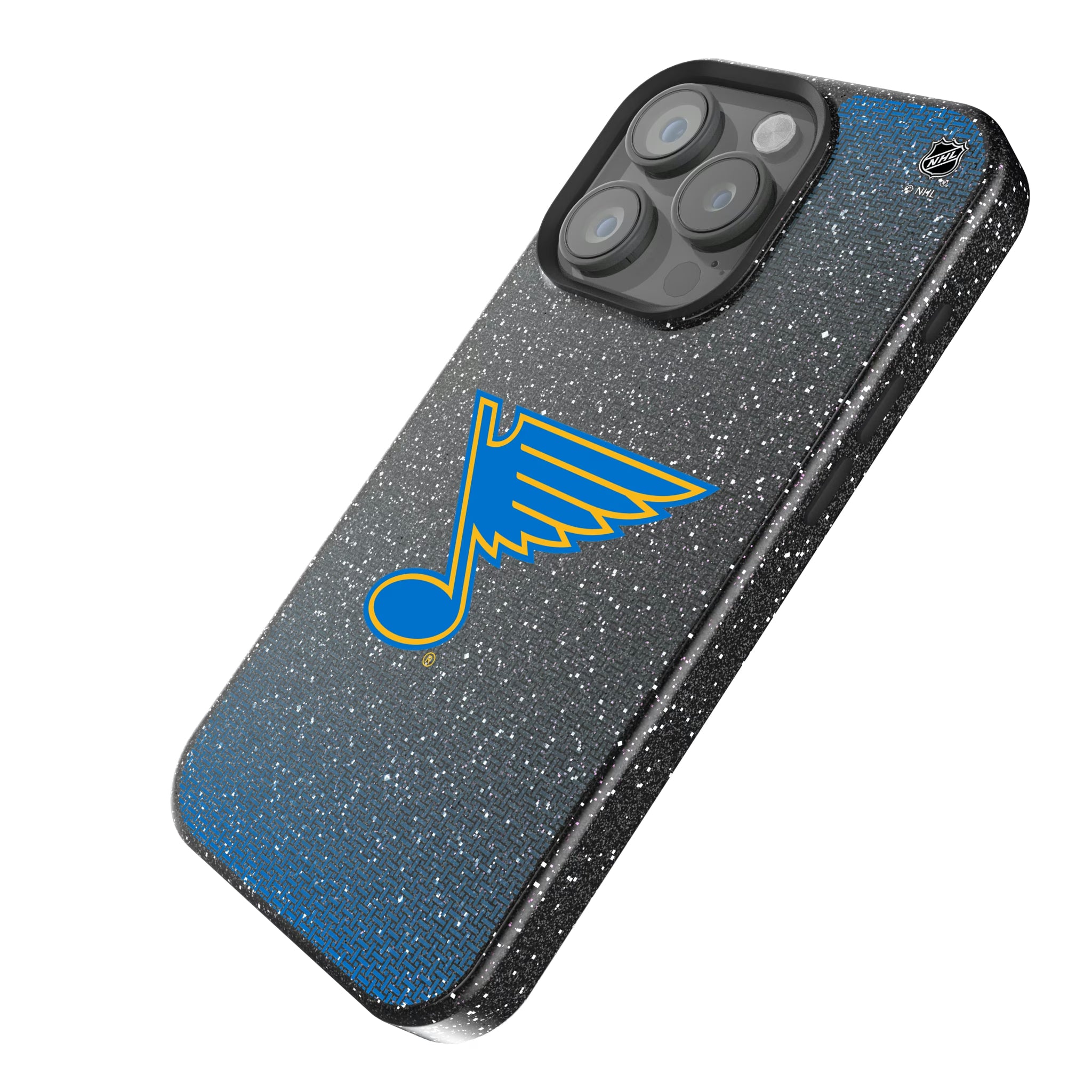 St. Louis Blues Linen iPhone Bling Phone Case for Apple iPhone - Isometric View