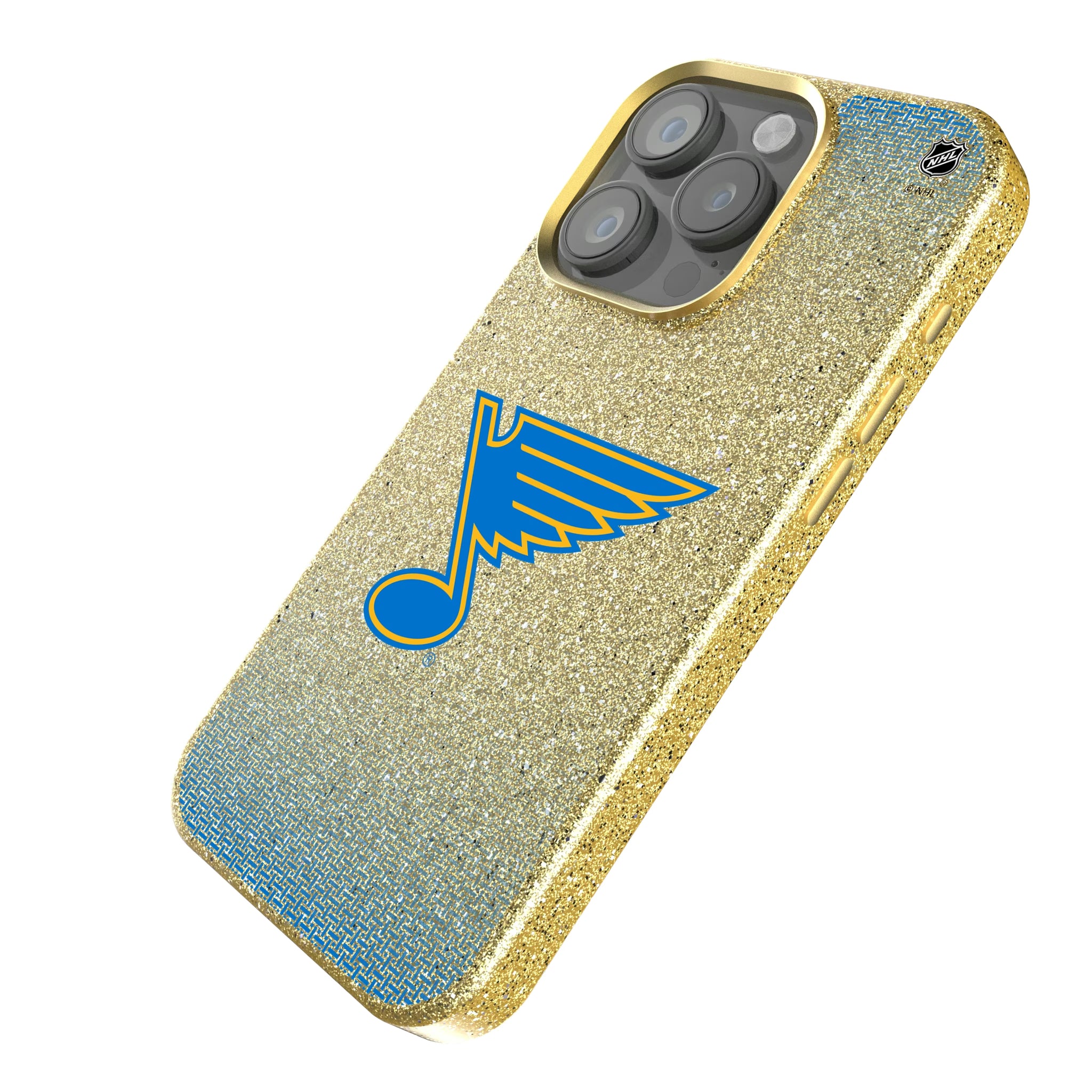 St. Louis Blues Linen iPhone Bling Phone Case for Apple iPhone - Isometric View