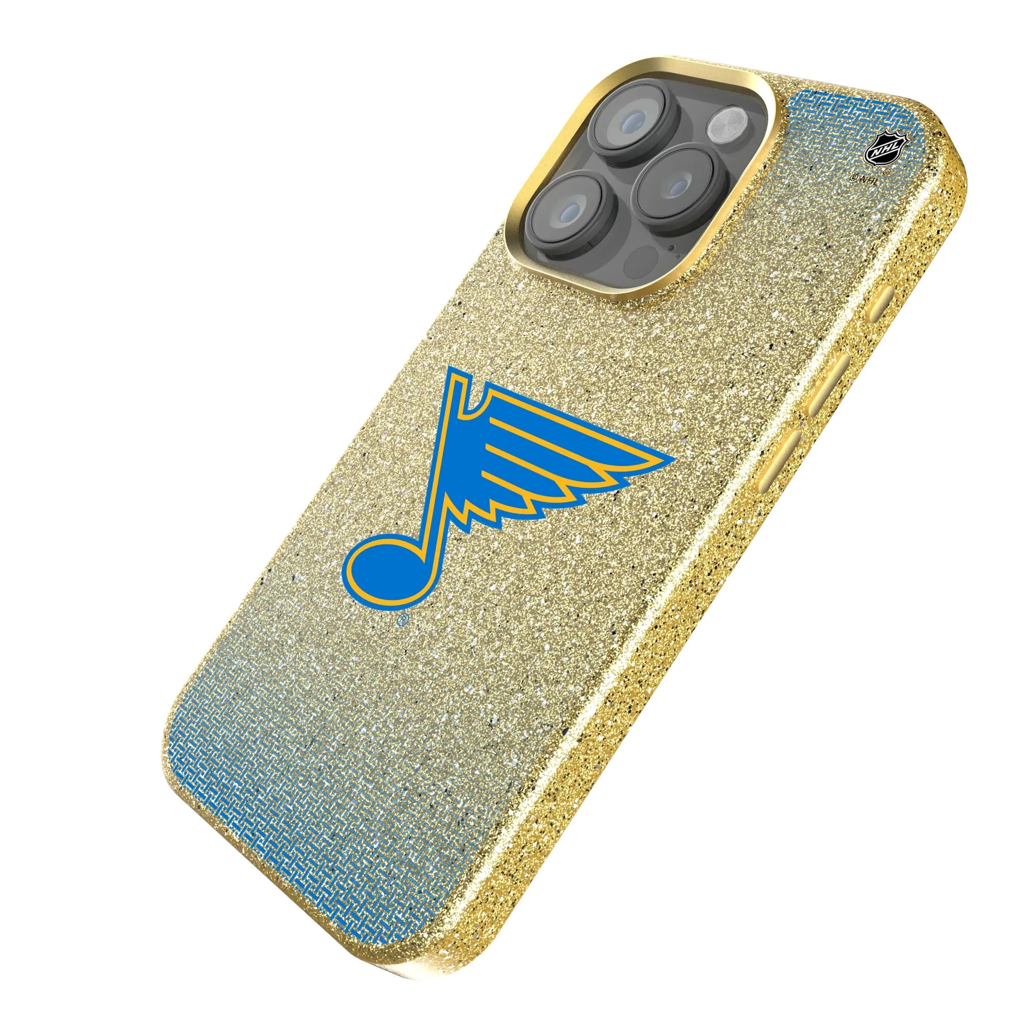 St. Louis Blues Linen iPhone Bling Phone Case for Apple iPhone - Isometric View