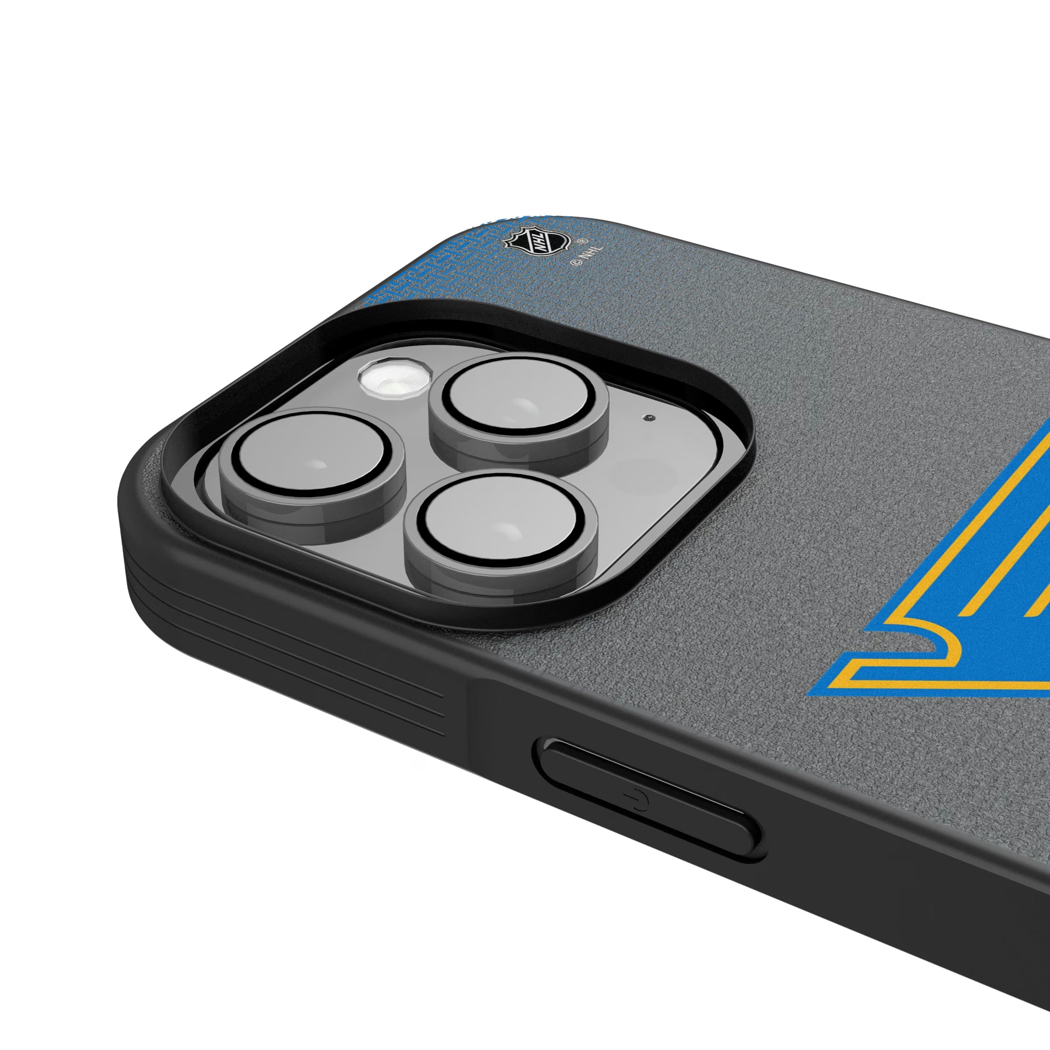 St. Louis Blues Linen iPhone Bump Phone Case for Apple iPhone - Detail