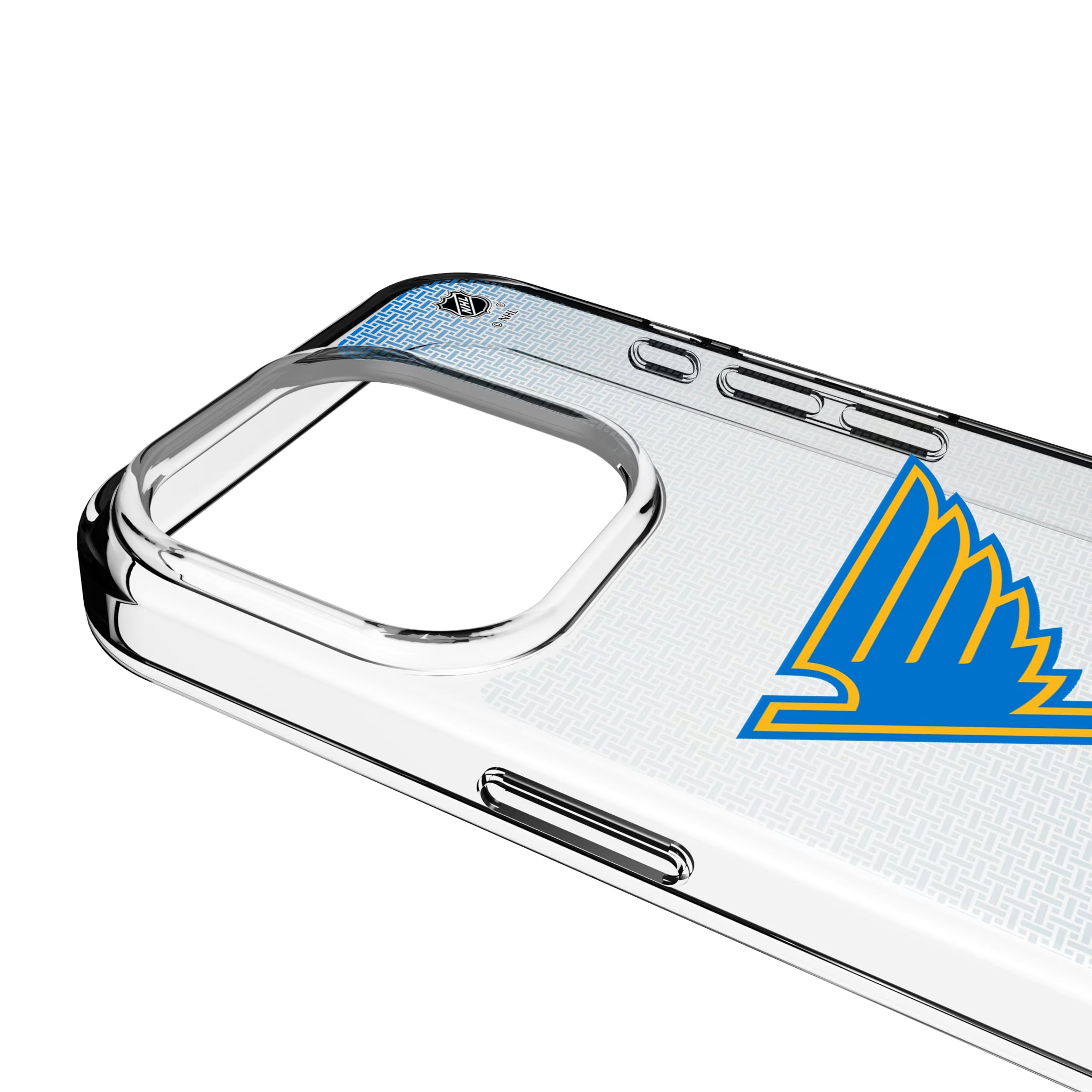 St. Louis Blues Linen iPhone Clear Phone Case for Apple iPhone - Detail