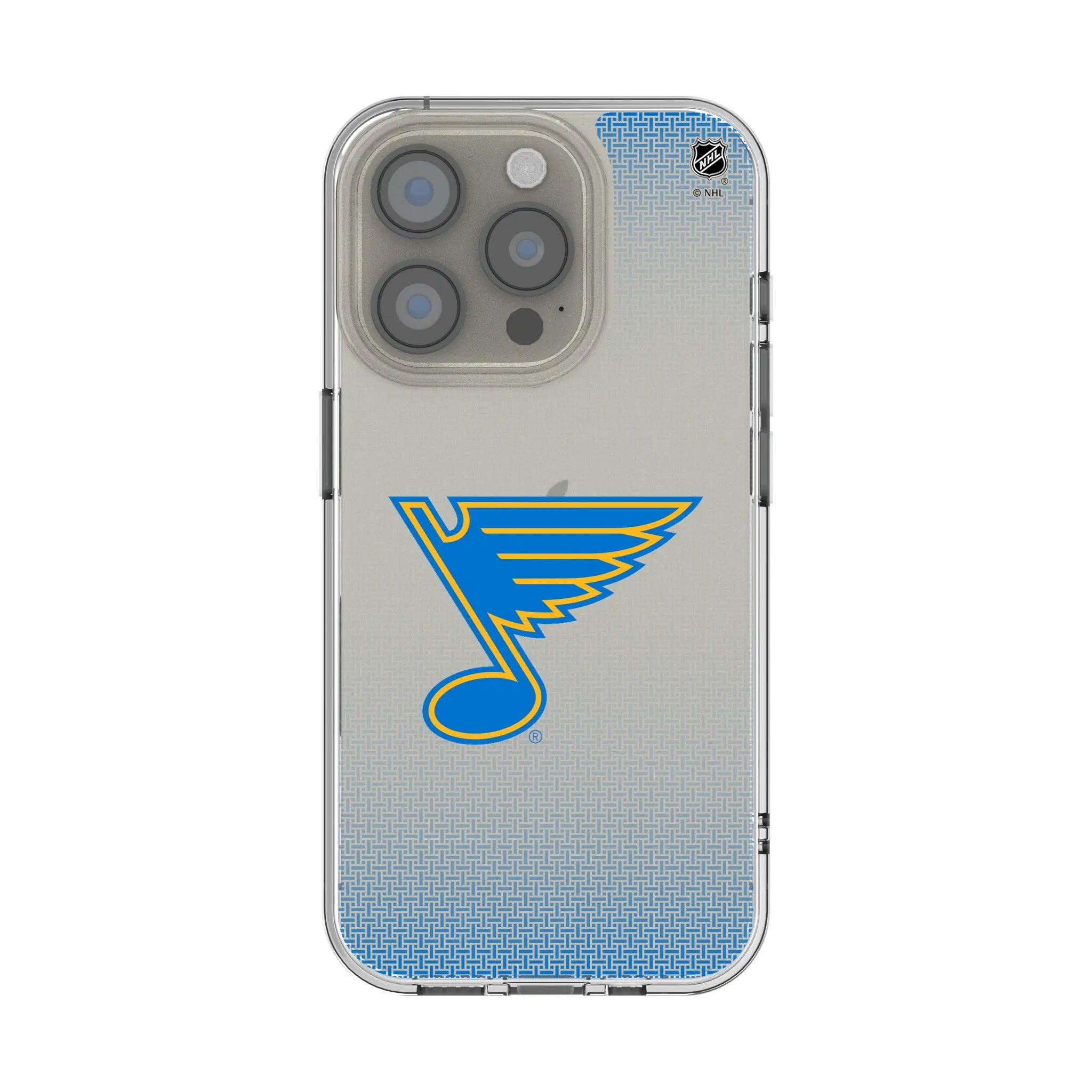 St. Louis Blues Linen iPhone Clear Phone Case for Apple iPhone