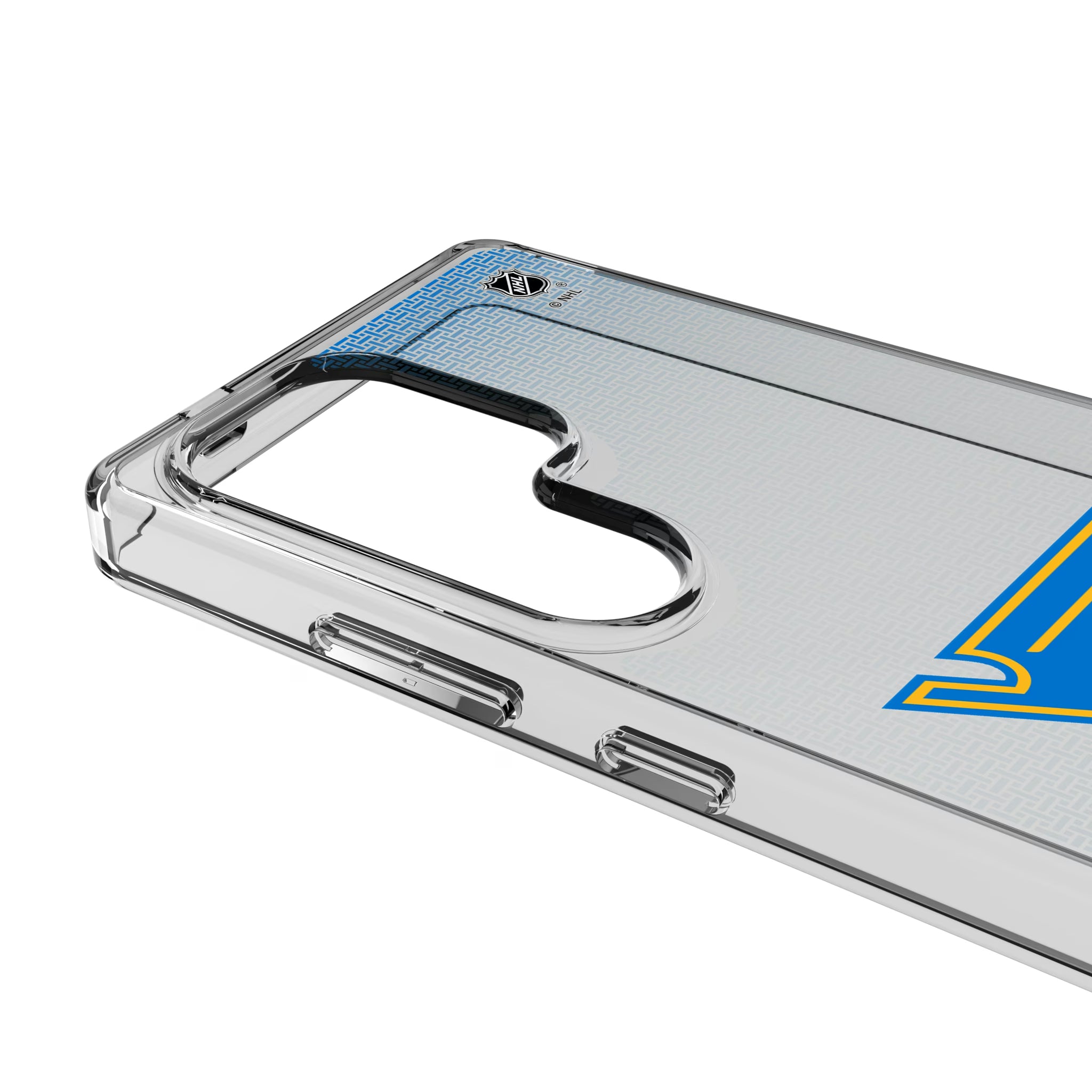 St. Louis Blues Linen Galaxy Clear Phone Case for Samsung Galaxy - Detail