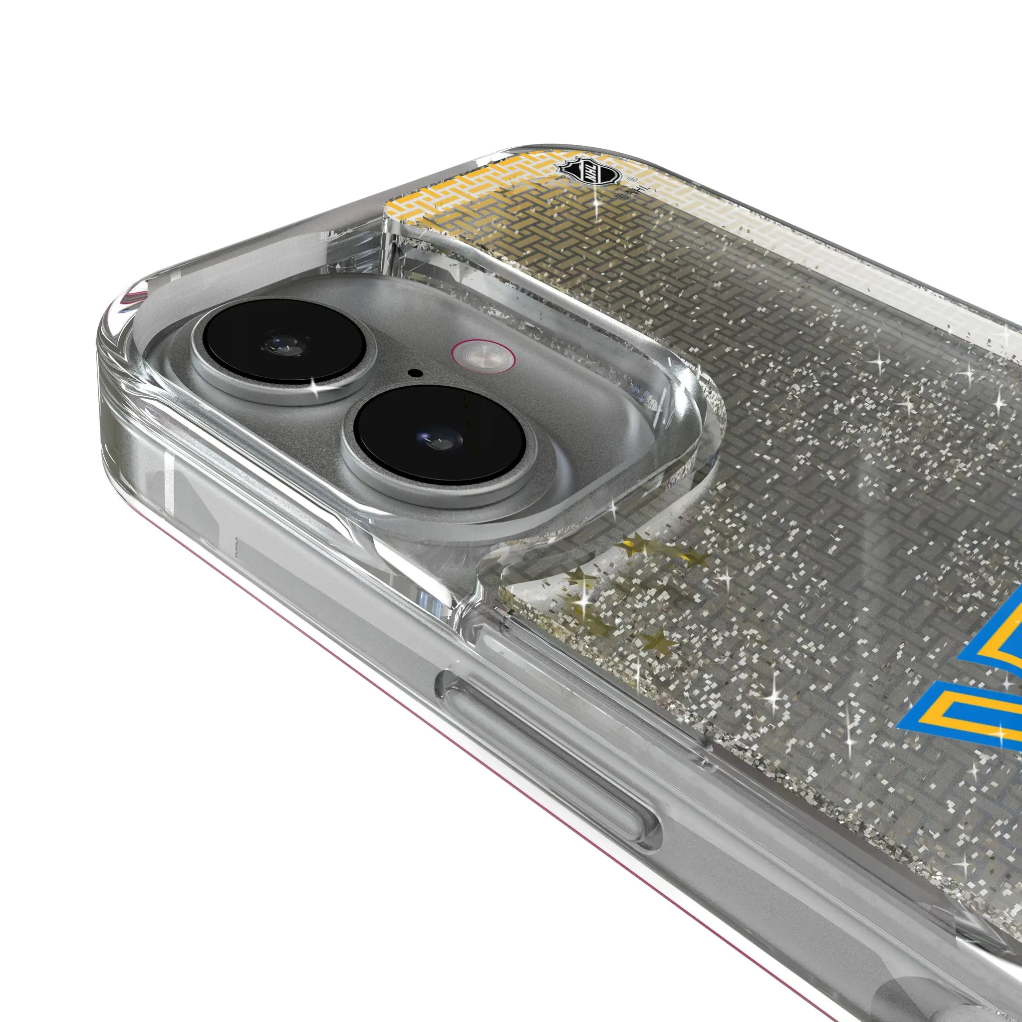 St. Louis Blues Linen iPhone Glitter Phone Case for Apple iPhone - Detail