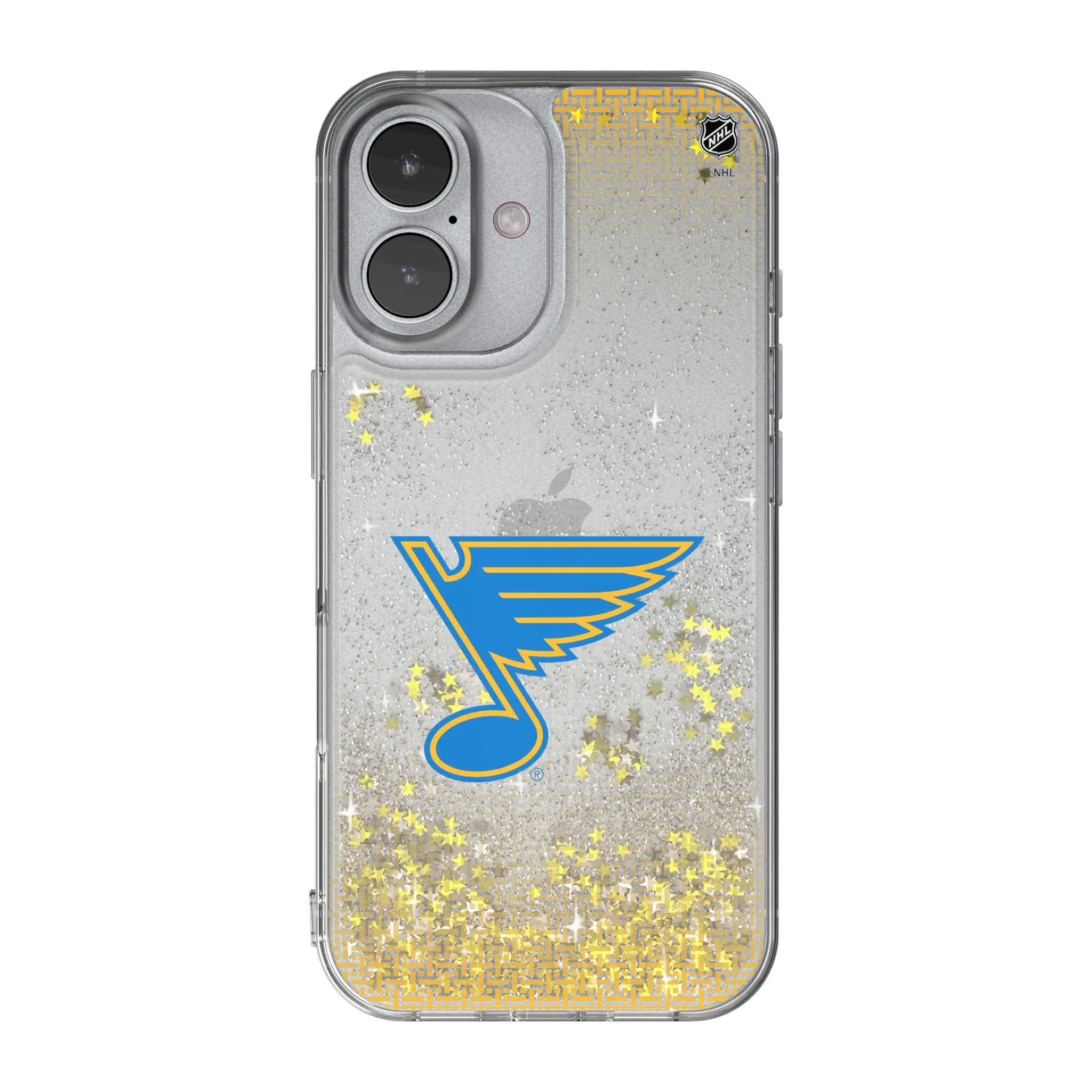 St. Louis Blues Linen iPhone Glitter Phone Case for Apple iPhone