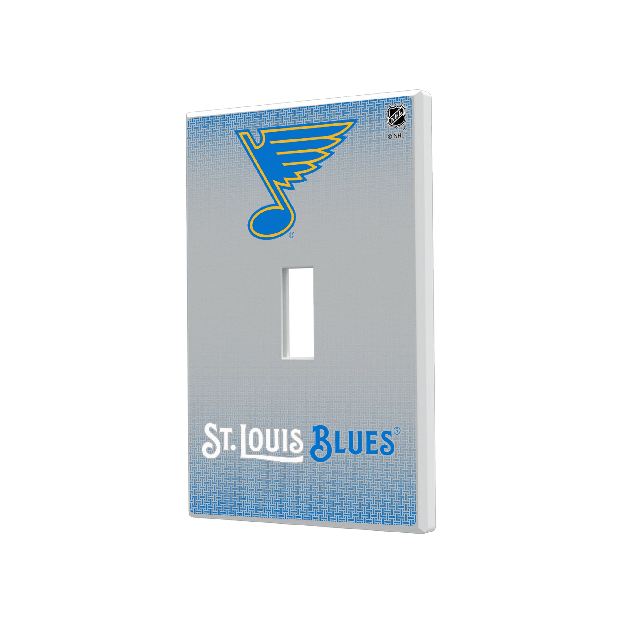 St. Louis Blues Linen Hidden-Screw Light Switch Plate#Style_Single Toggle