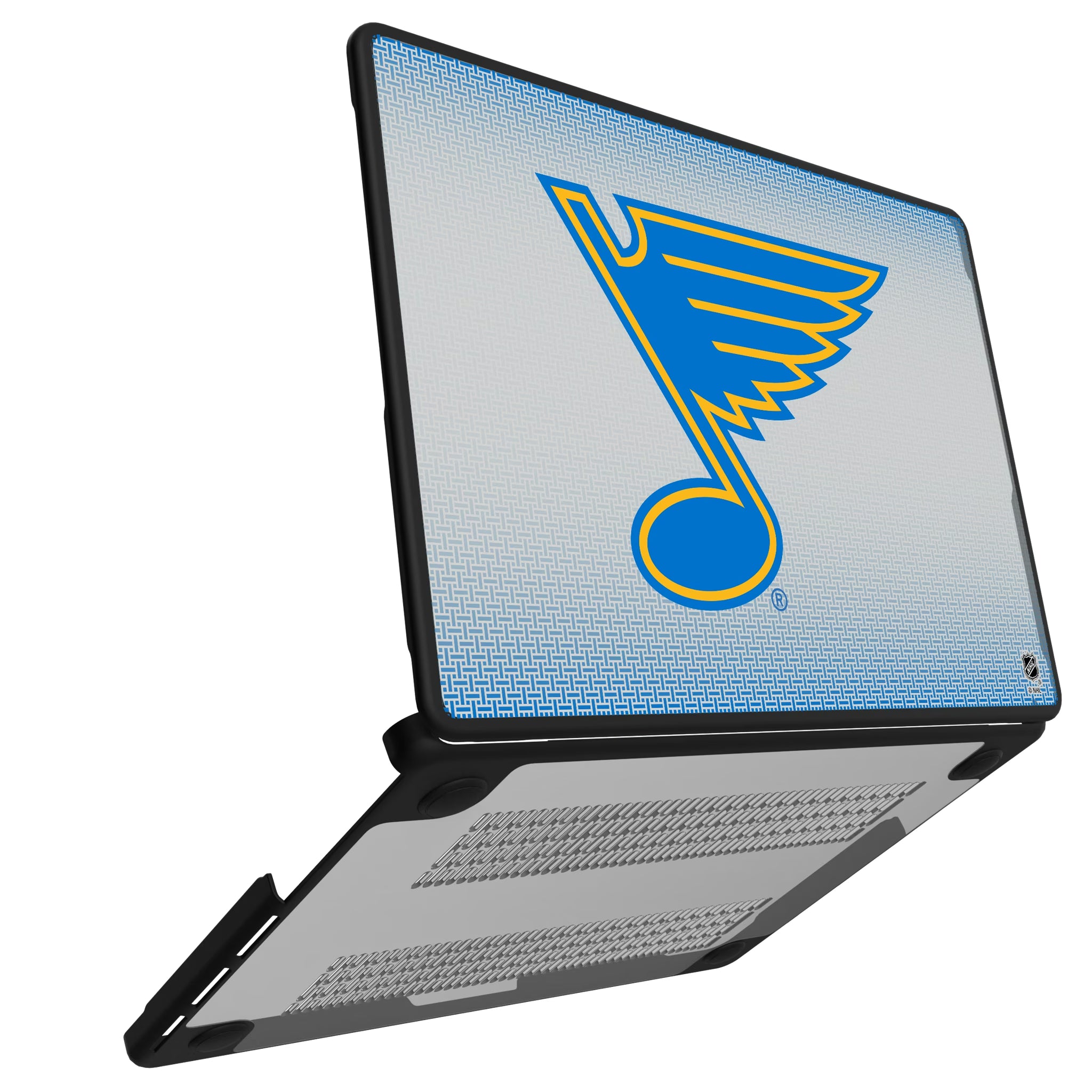 St. Louis Blues Linen MacBook Laptop Case for Apple MacBook#Device_MacBook Pro (14-inch, 2021) / MacBook Pro (14-inch, 2023) / MacBook Pro (14-inch, 2024)