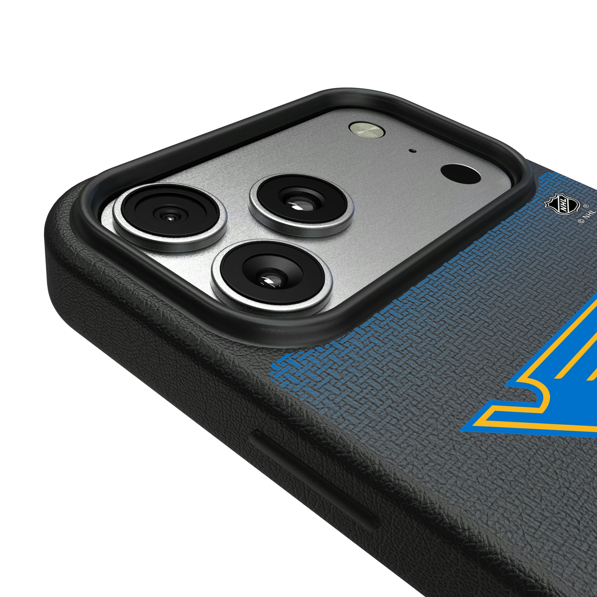 St. Louis Blues Linen iPhone MagSafe Compatible Phone Case for Apple iPhone - Detail#Device_iPhone 17 Pro Max