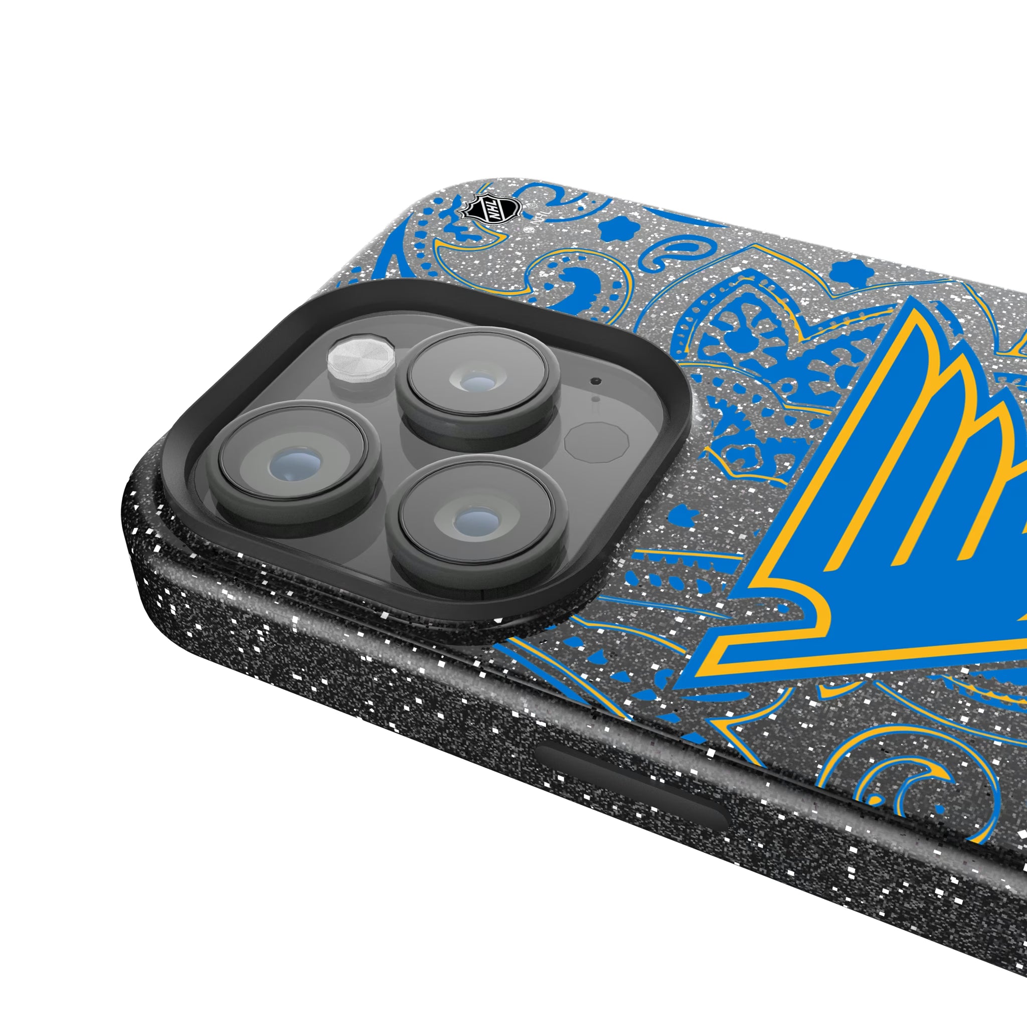 St. Louis Blues Paisley iPhone Bling Phone Case for Apple iPhone - Detail