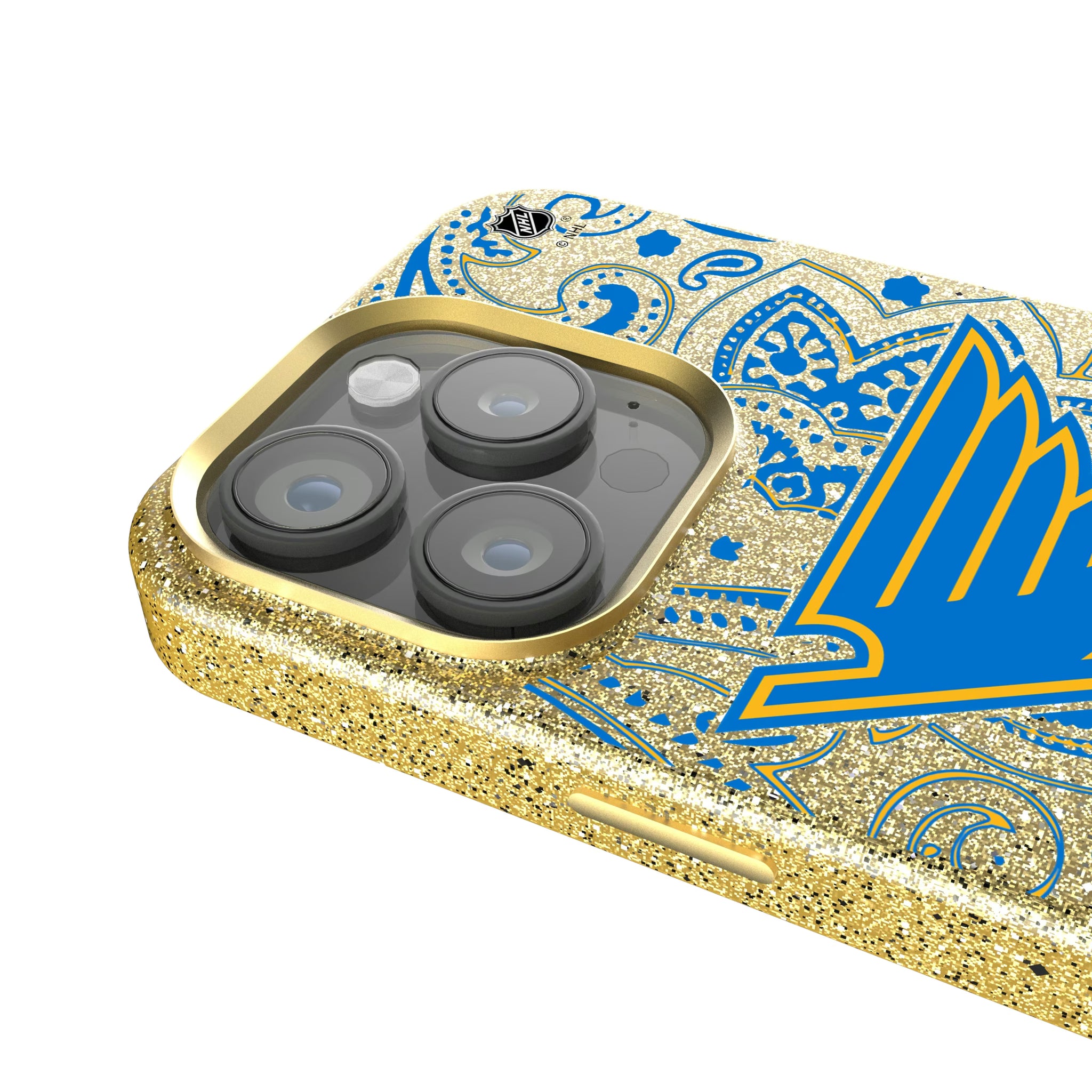 St. Louis Blues Paisley iPhone Bling Phone Case for Apple iPhone - Detail