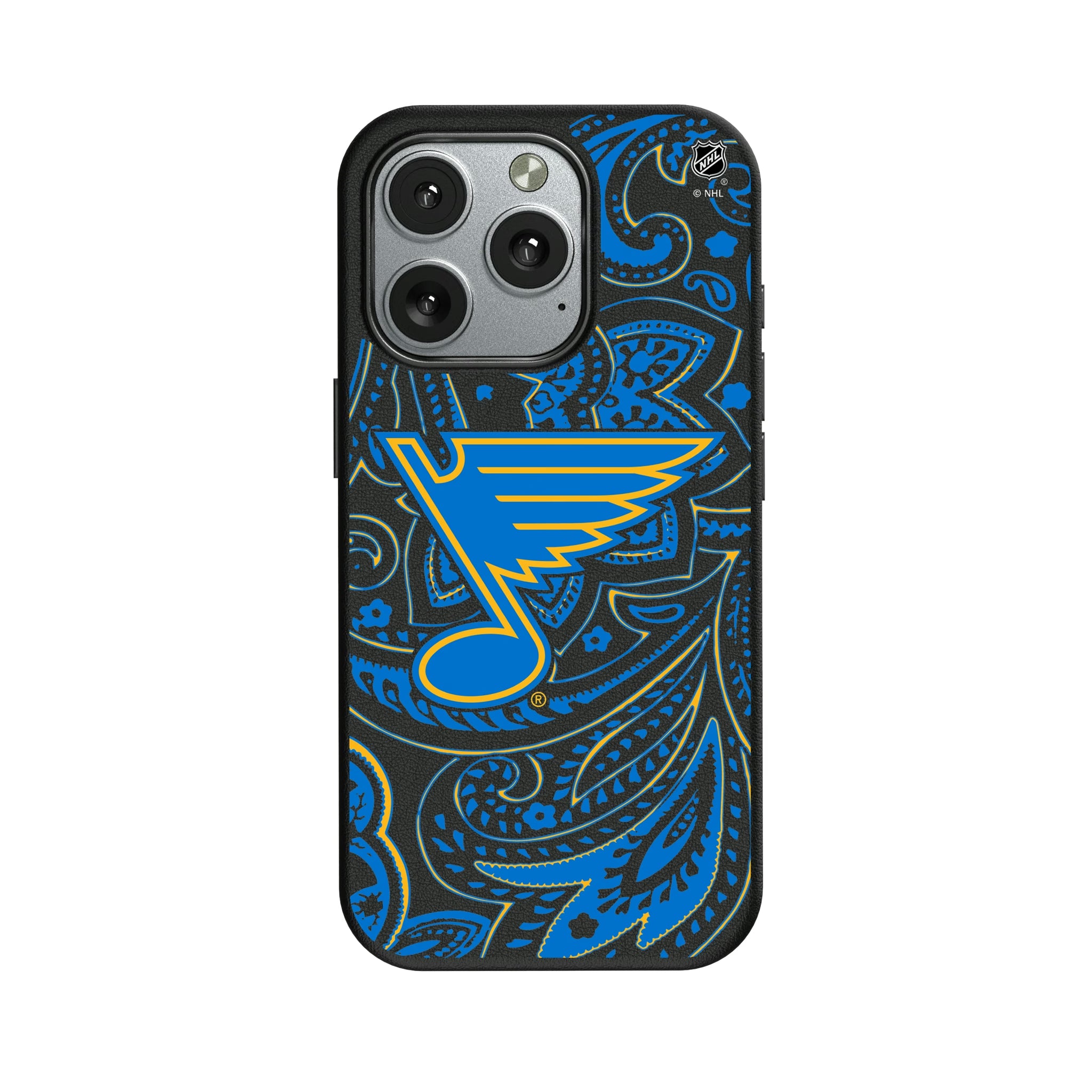 St. Louis Blues Paisley iPhone MagSafe Compatible Phone Case for Apple iPhone