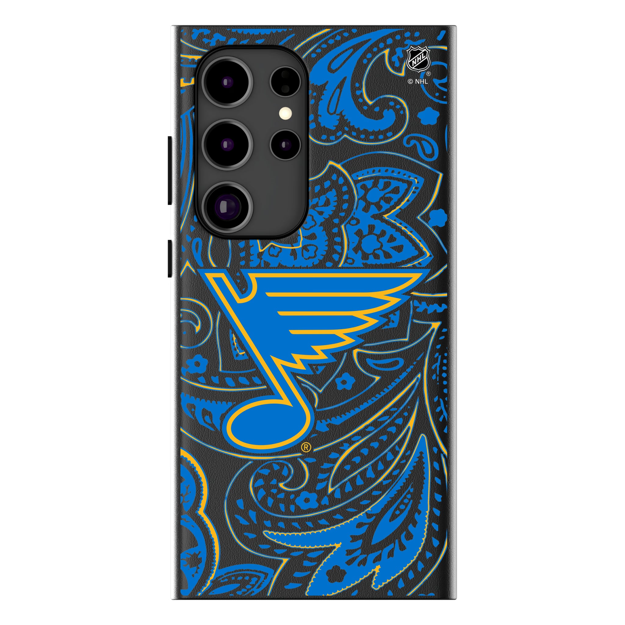 St. Louis Blues Paisley Galaxy MagSafe Compatible Phone Case for Samsung Galaxy
