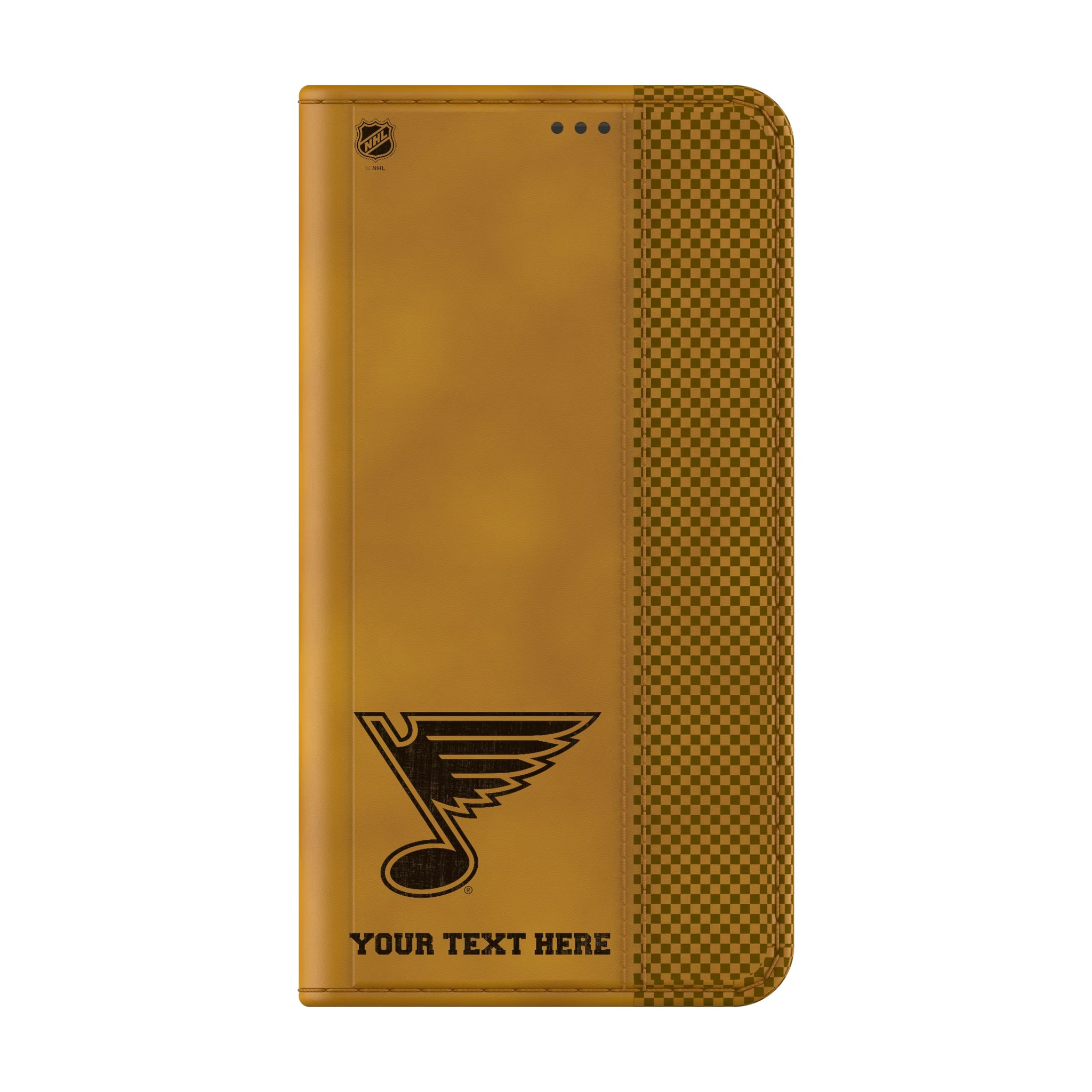 St. Louis Blues Personalized Burn Galaxy Folio Phone Case for Samsung Galaxy