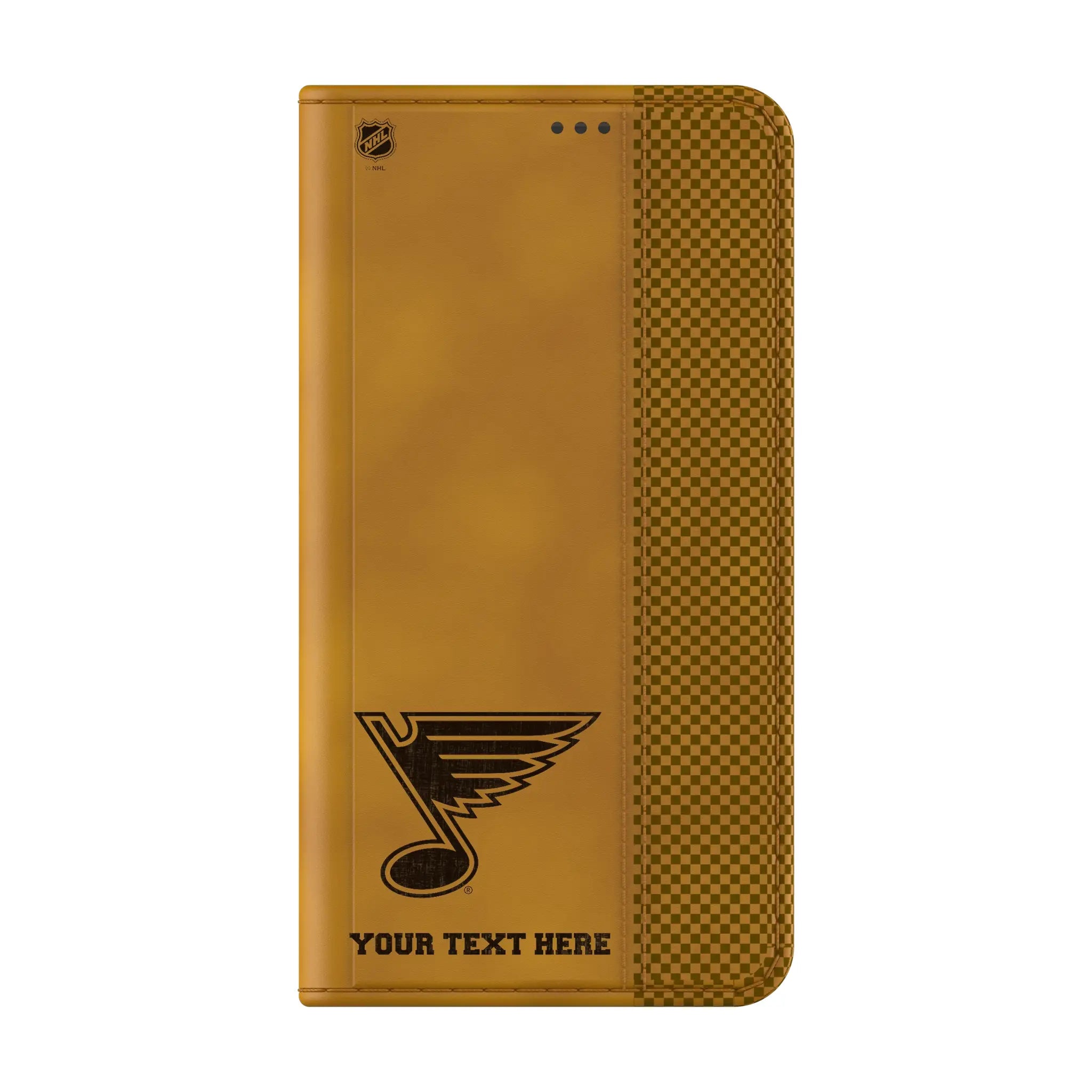 St. Louis Blues Personalized Burn Galaxy Folio Phone Case for Samsung Galaxy