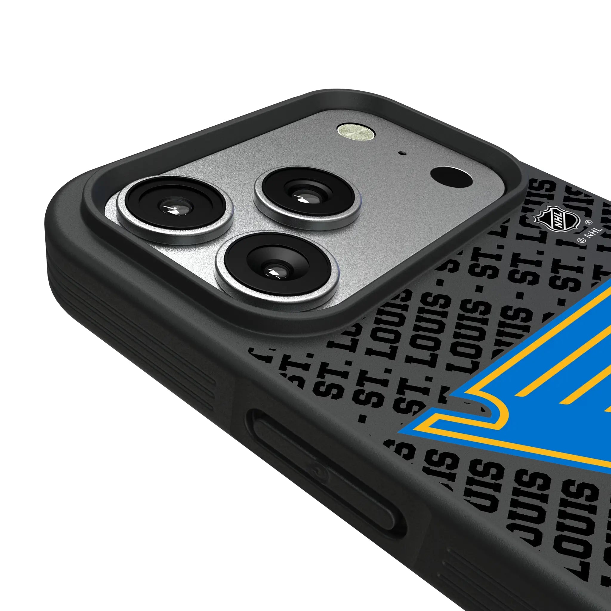 St. Louis Blues Personalized EndZone Plus iPhone Bump Phone Case for Apple iPhone - Detail#Device_iPhone 17 Pro