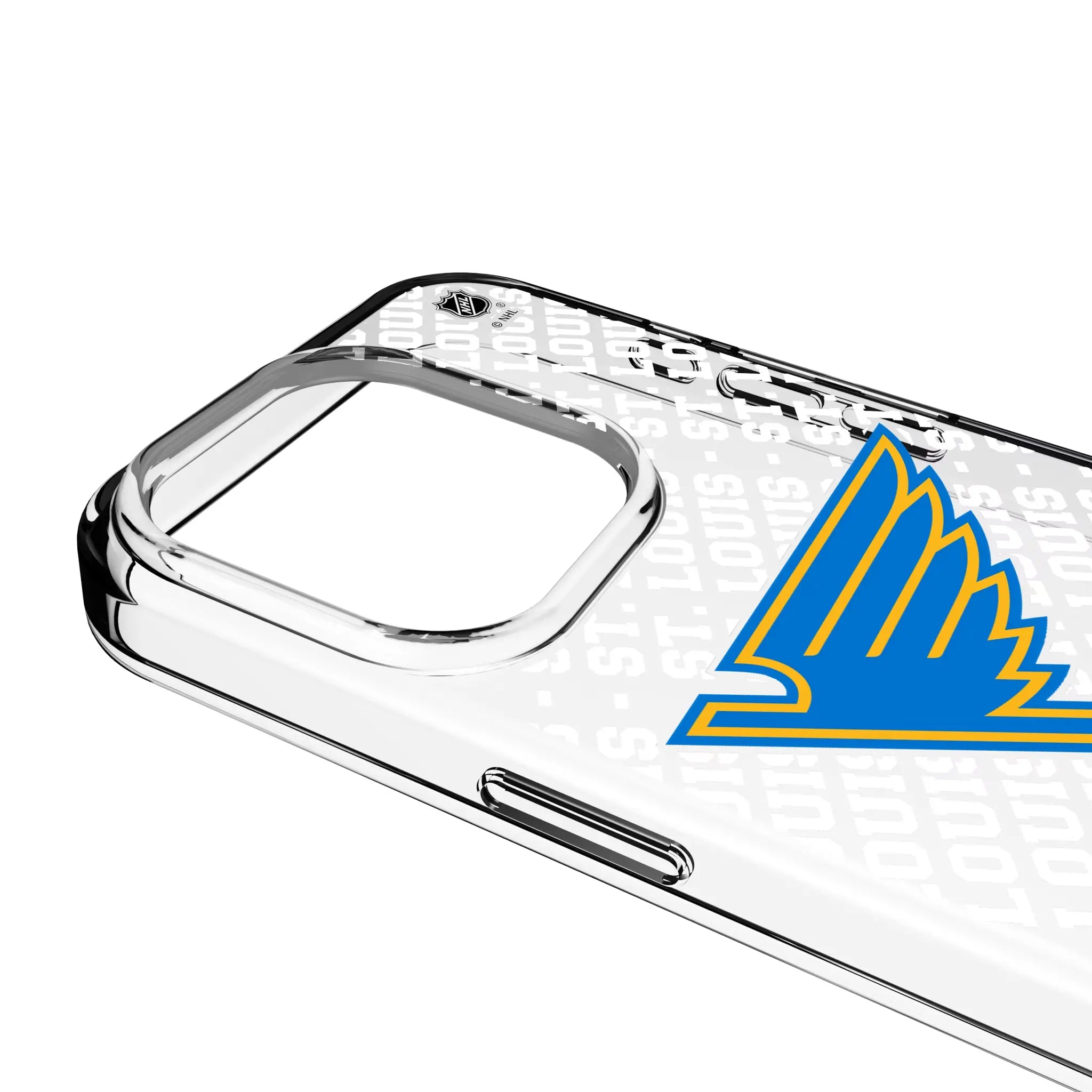 St. Louis Blues Personalized EndZone Plus iPhone Clear Phone Case for Apple iPhone - Detail