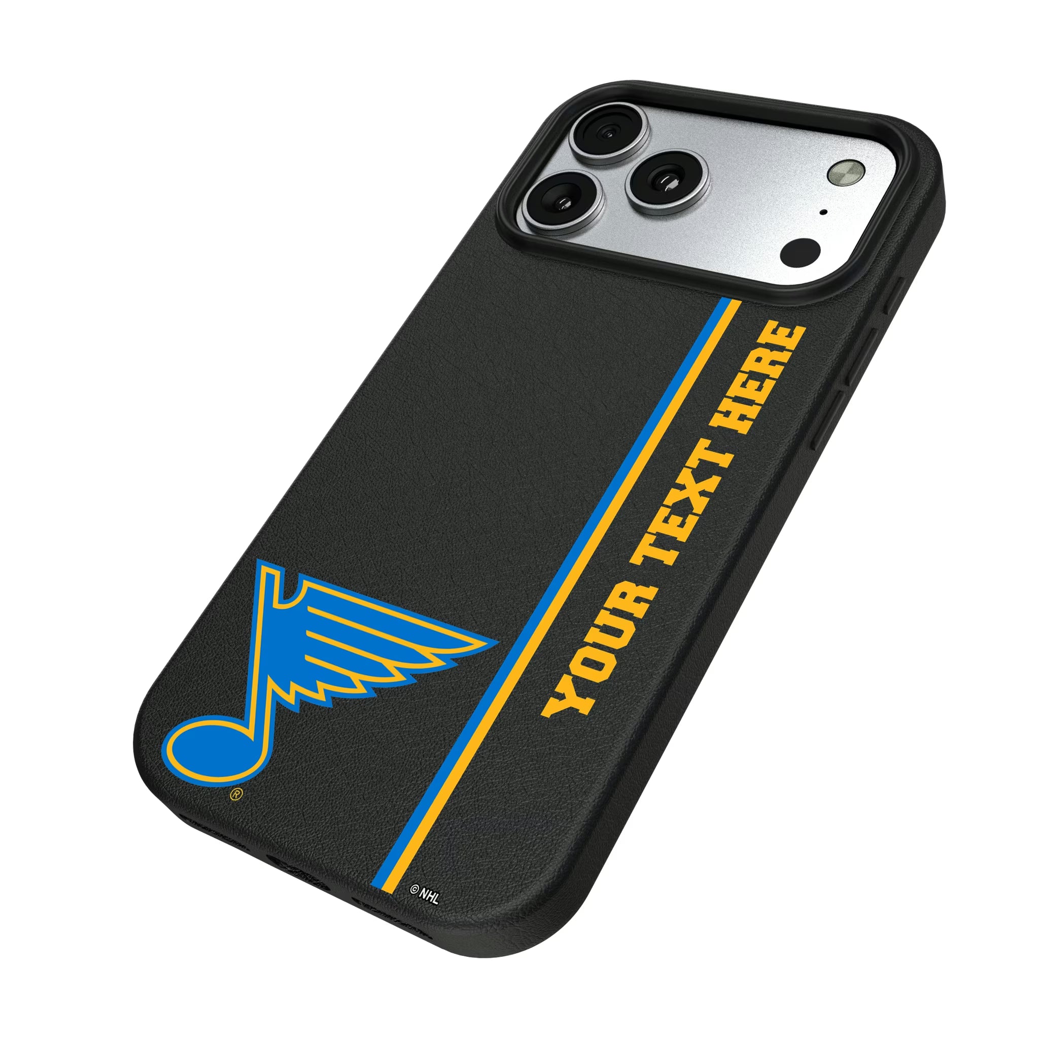 St. Louis Blues Personalized Sidebard iPhone MagSafe Compatible Phone Case for Apple iPhone - Isometric View#Device_iPhone 17 Pro Max