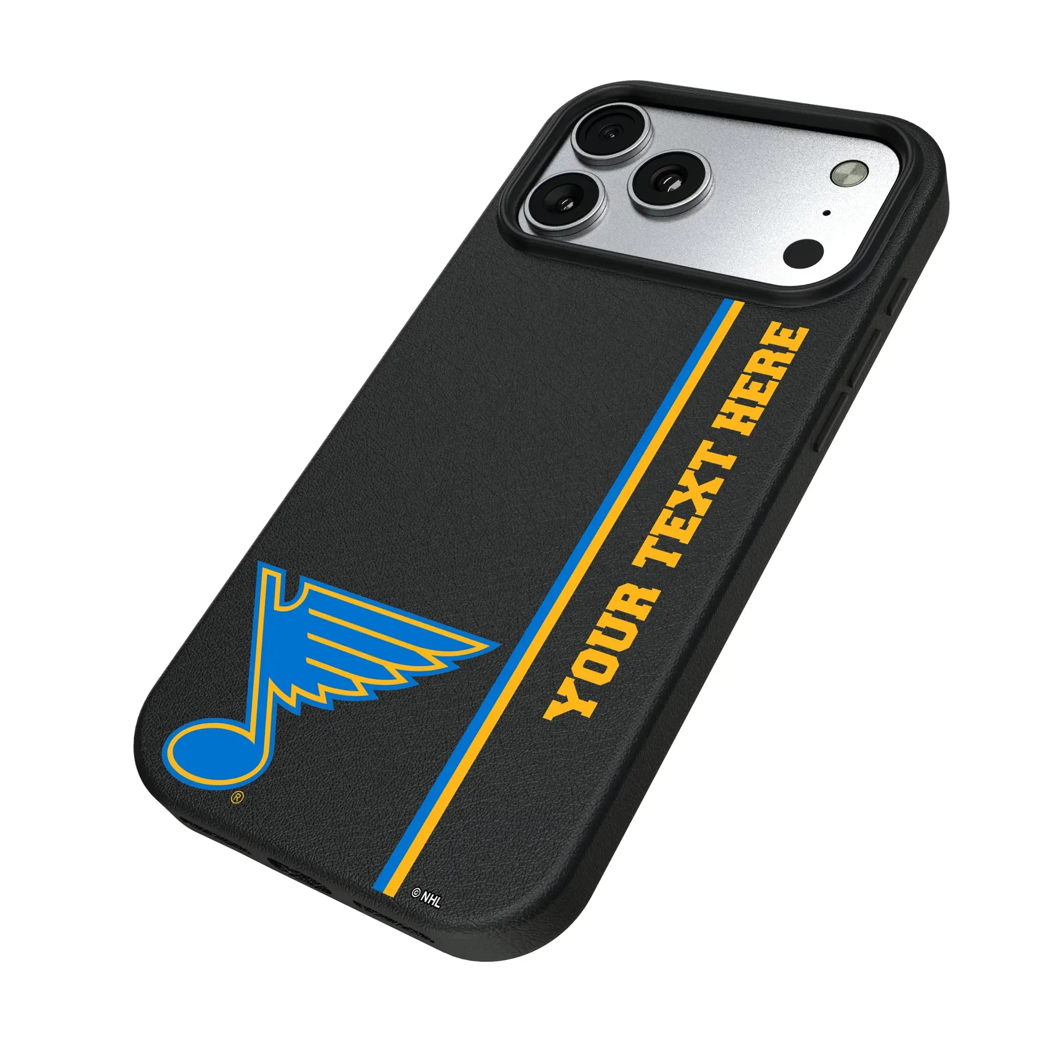 St. Louis Blues Personalized Sidebard iPhone MagSafe Compatible Phone Case for Apple iPhone - Isometric View#Device_iPhone 17 Pro Max