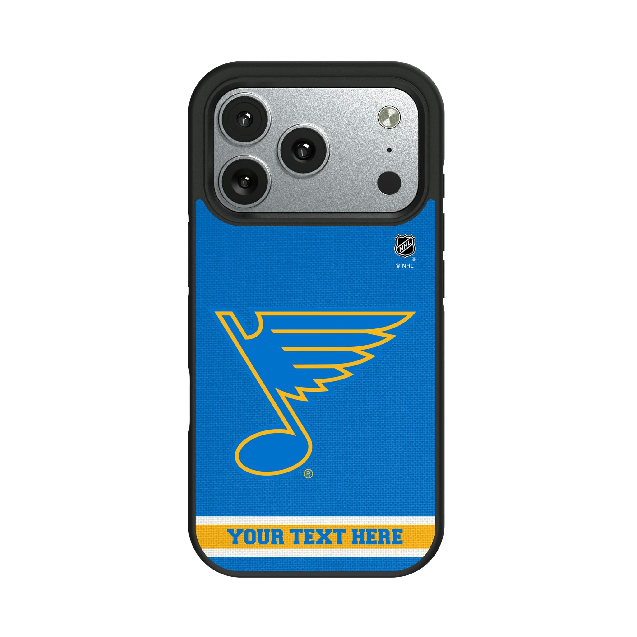 St. Louis Blues Personalized Stripe iPhone Bump Phone Case for Apple iPhone#Device_iPhone 17 Pro