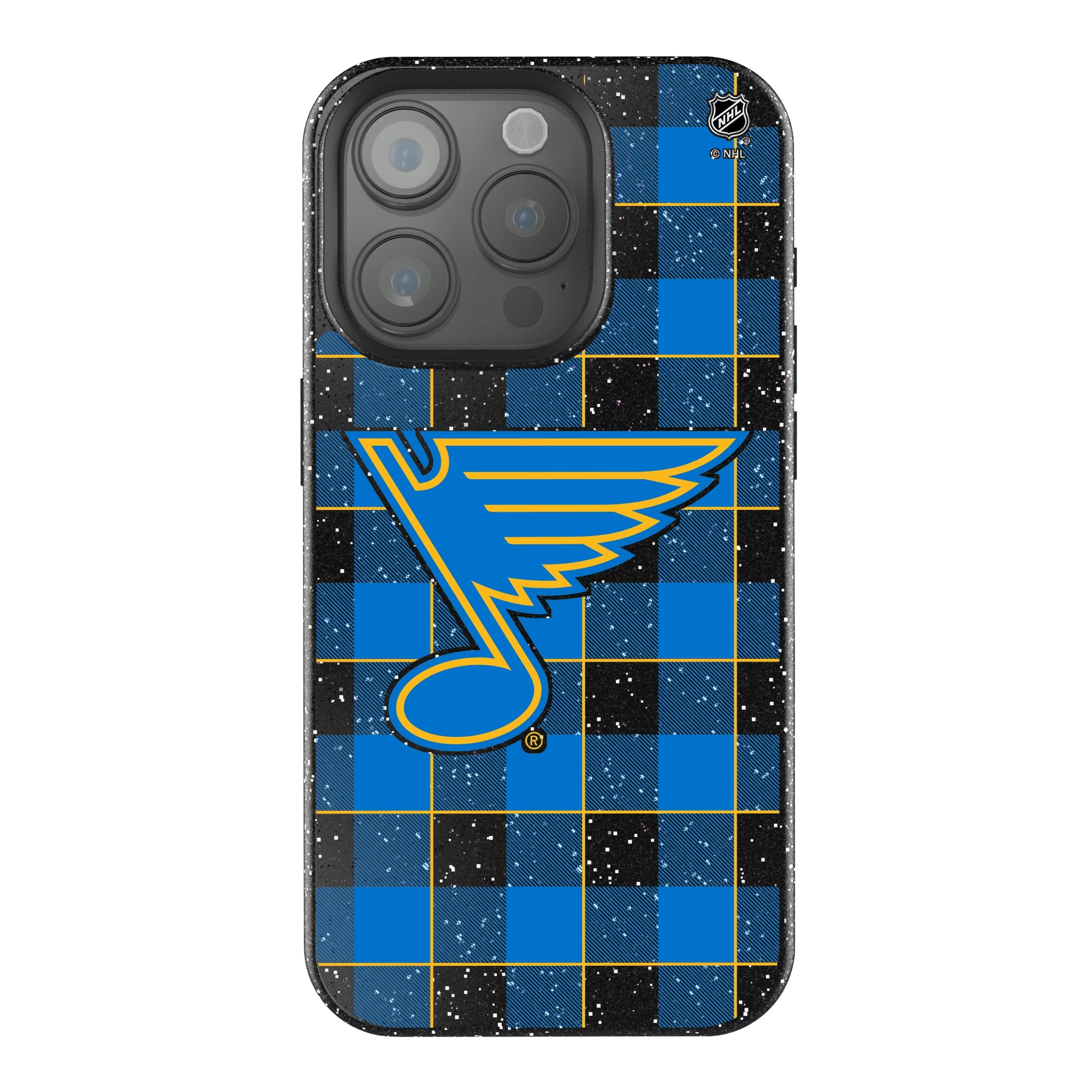 St. Louis Blues Plaid iPhone Bling Phone Case for Apple iPhone