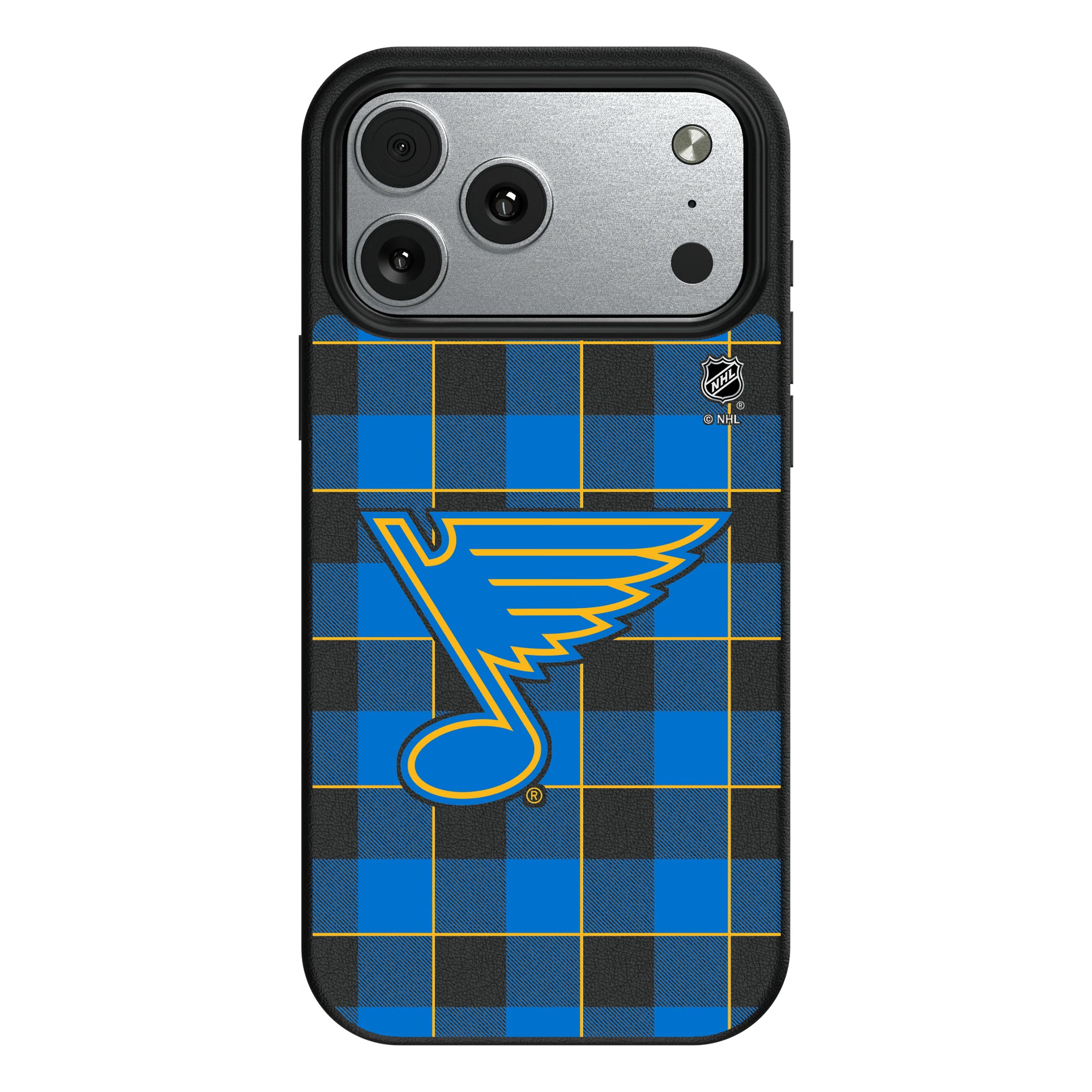 St. Louis Blues Plaid iPhone MagSafe Compatible Phone Case for Apple iPhone#Device_iPhone 17 Pro Max