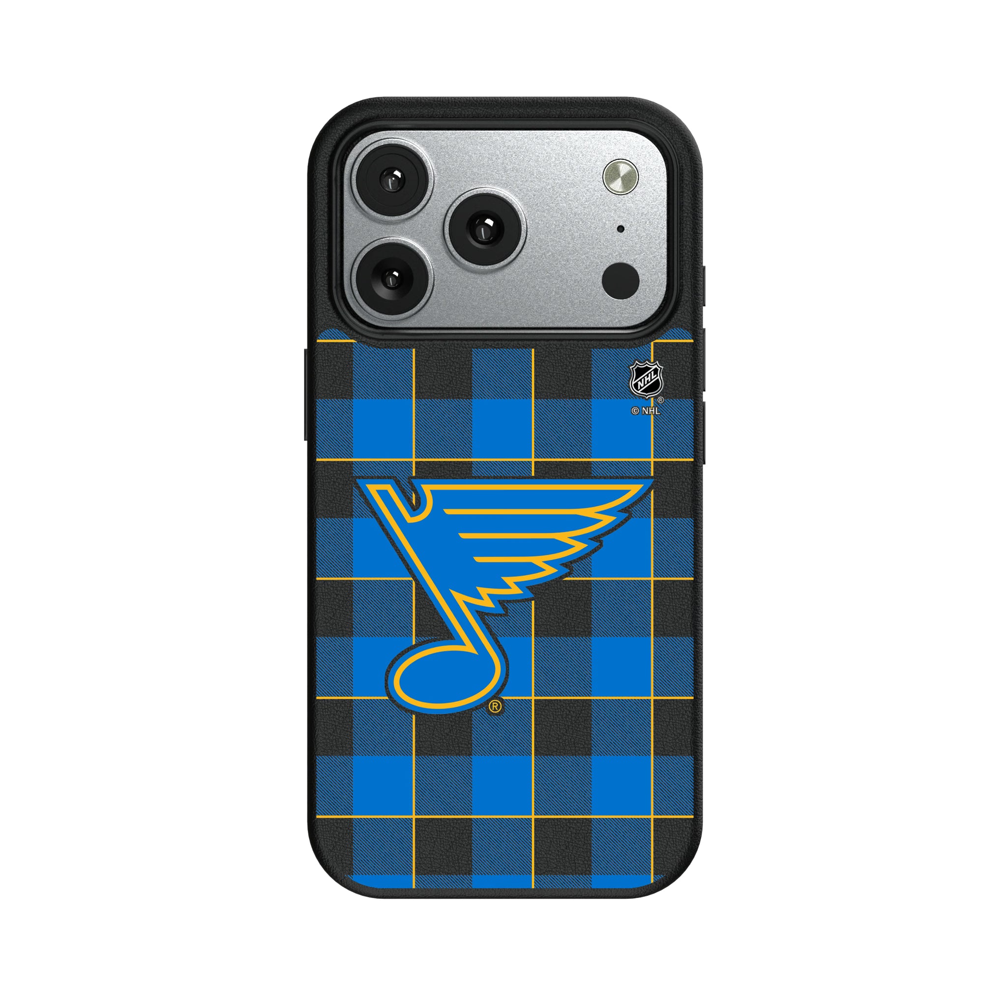 St. Louis Blues Plaid iPhone MagSafe Compatible Phone Case for Apple iPhone#Device_iPhone 17 Pro