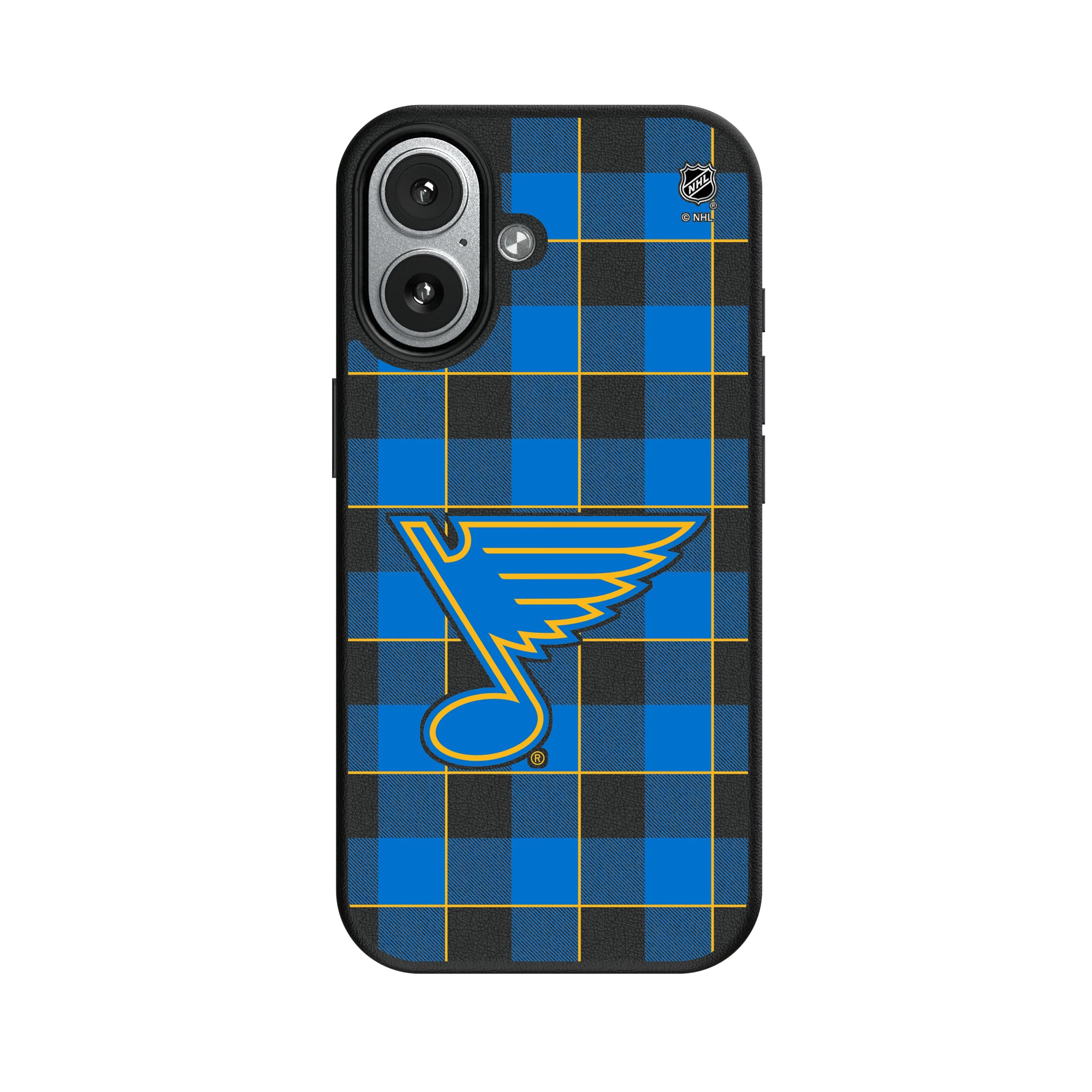 St. Louis Blues Plaid iPhone MagSafe Compatible Phone Case for Apple iPhone#Device_iPhone 17