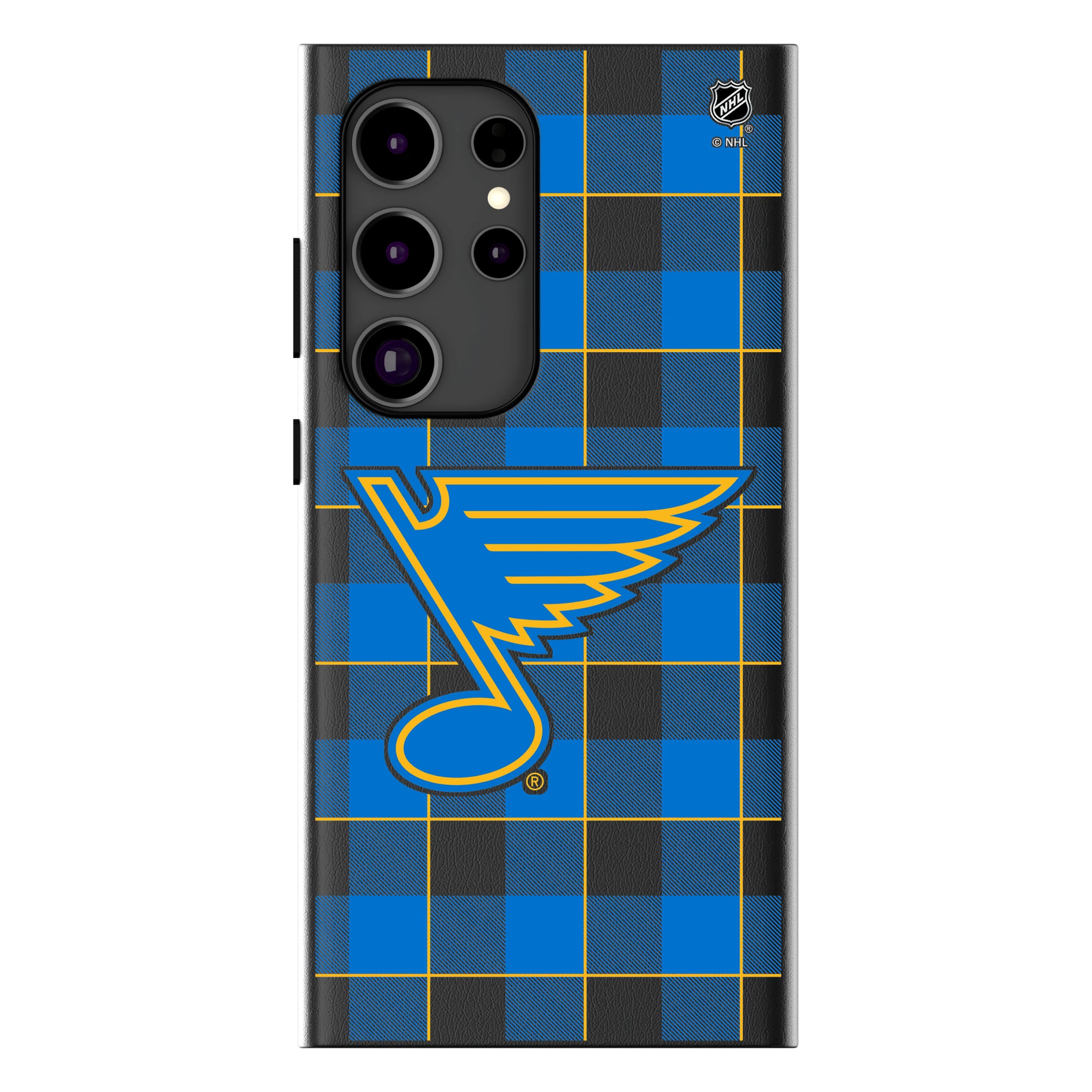 St. Louis Blues Plaid Galaxy MagSafe Compatible Phone Case for Samsung Galaxy