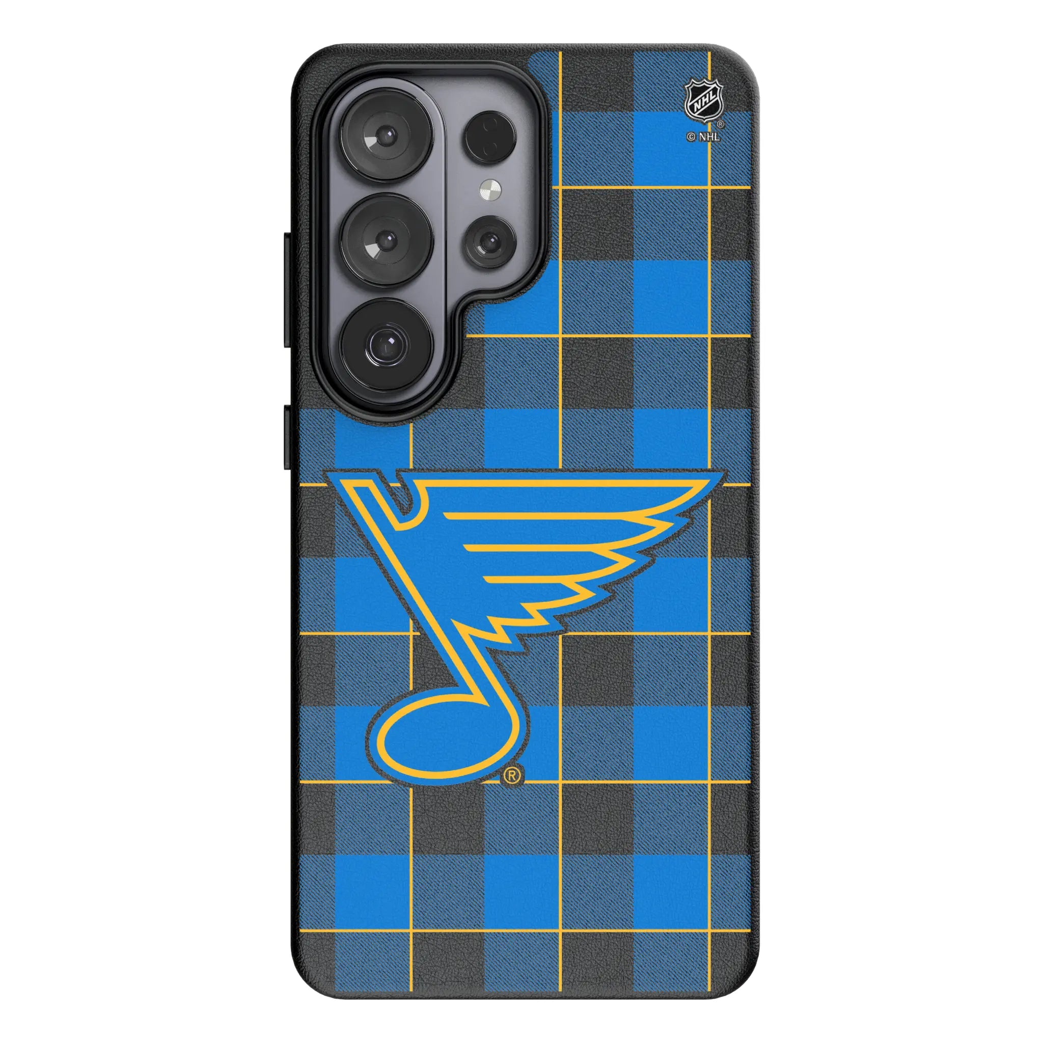 St. Louis Blues Plaid Galaxy MagSafe Compatible Phone Case for Samsung Galaxy#Device_Galaxy S26 Ultra