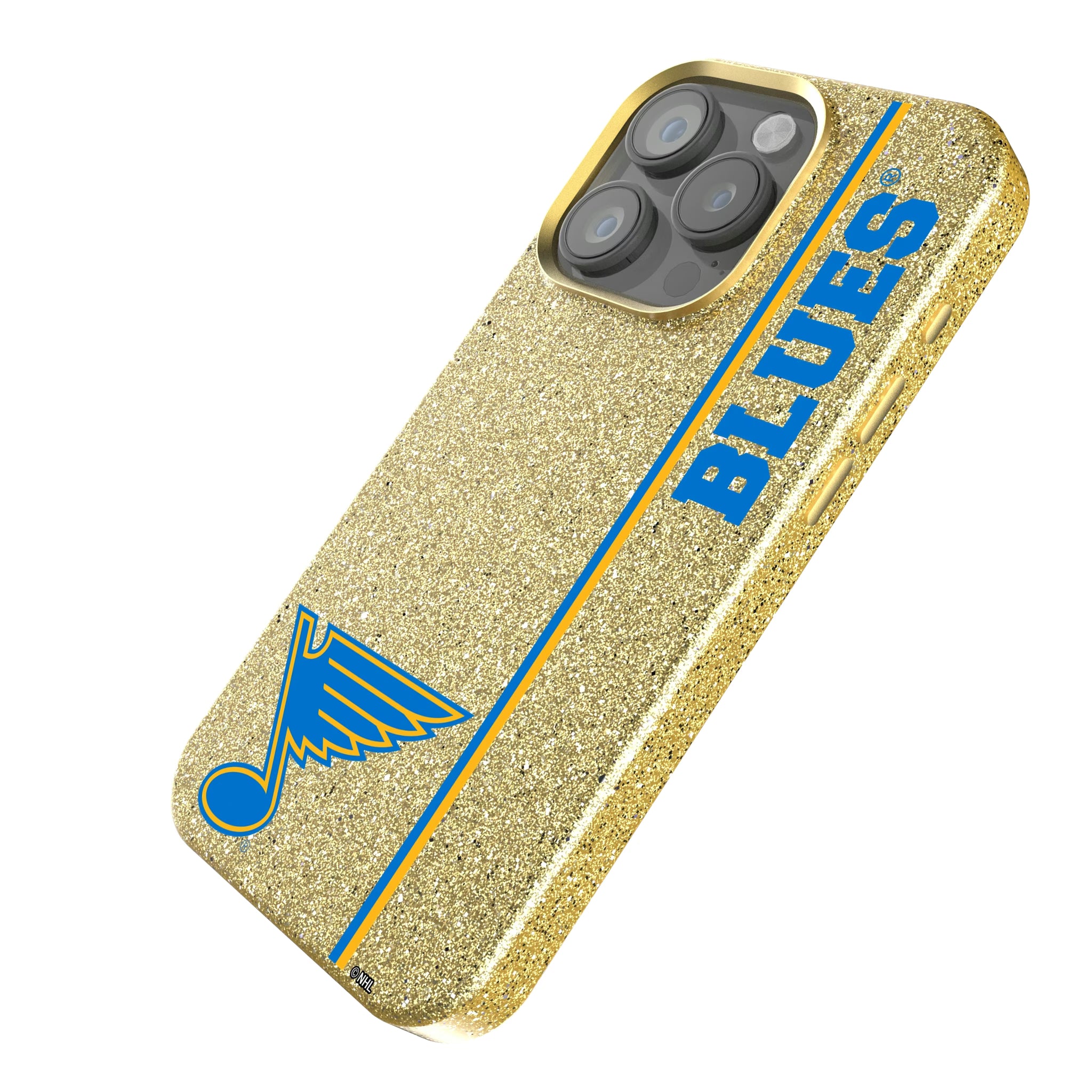 St. Louis Blues Sidebar iPhone Bling Phone Case for Apple iPhone - Isometric View