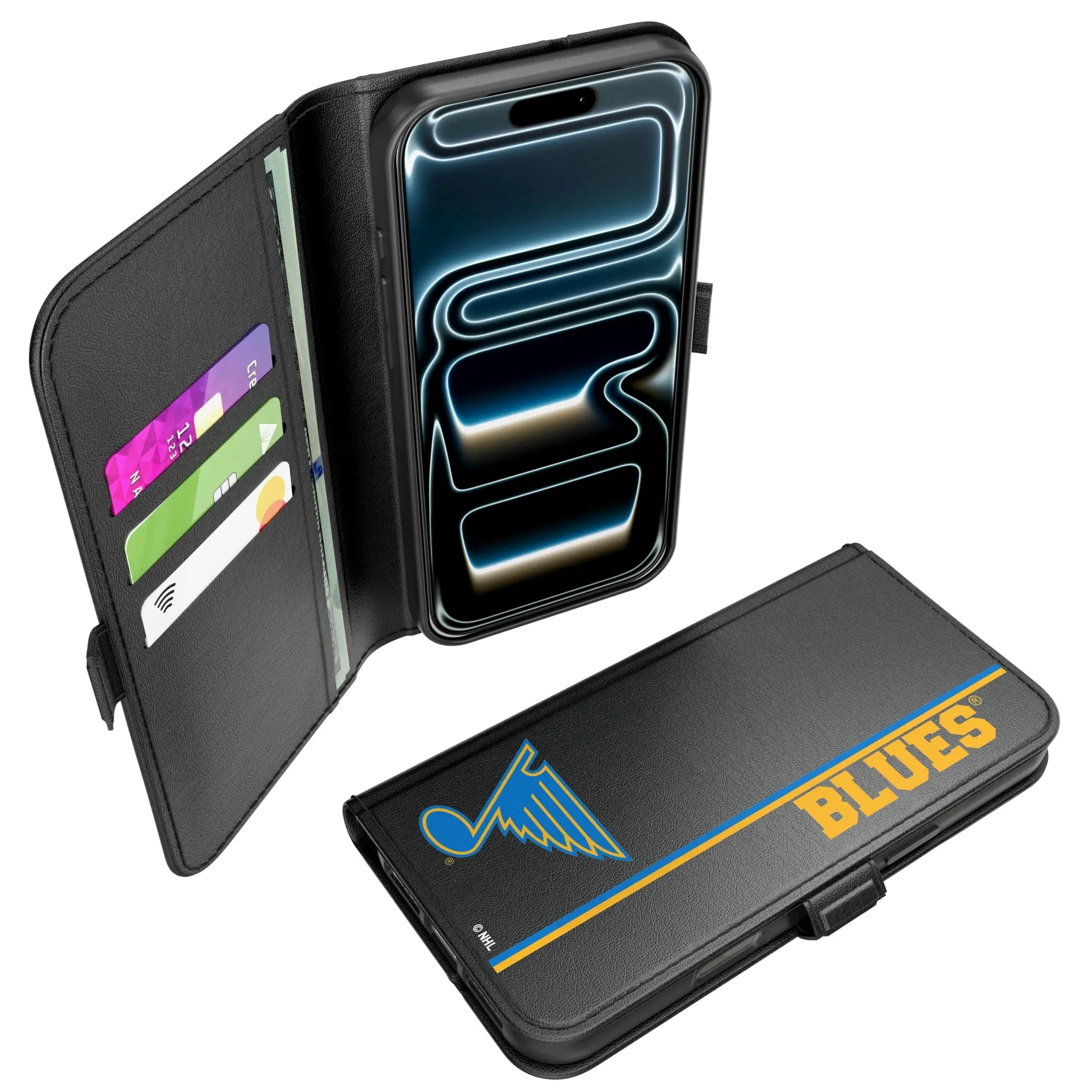 St. Louis Blues Sidebar iPhone Folio Phone Case for Apple iPhone#Device_iPhone 17 Pro Max