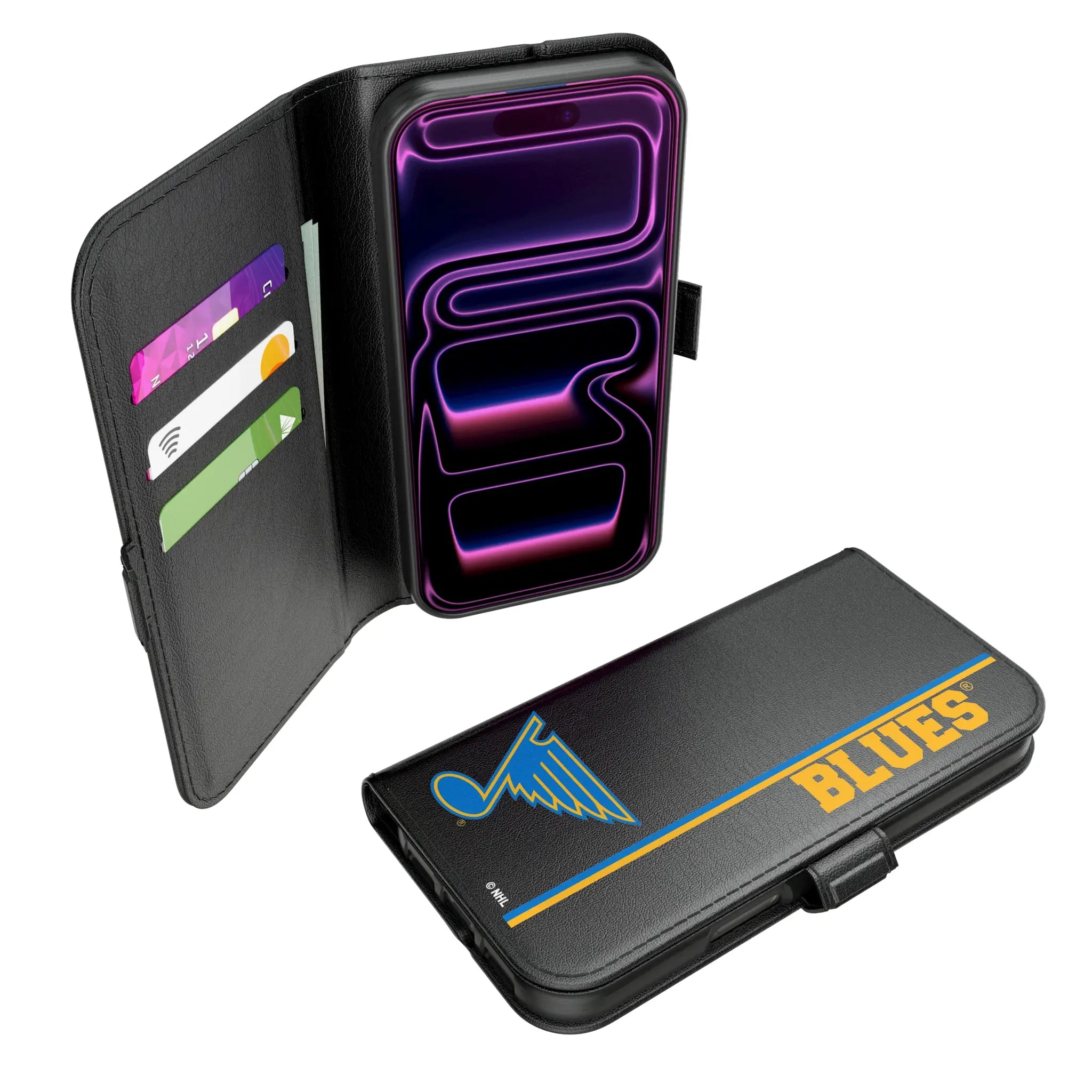 St. Louis Blues Sidebar iPhone Folio Phone Case for Apple iPhone#Device_iPhone 17 Pro