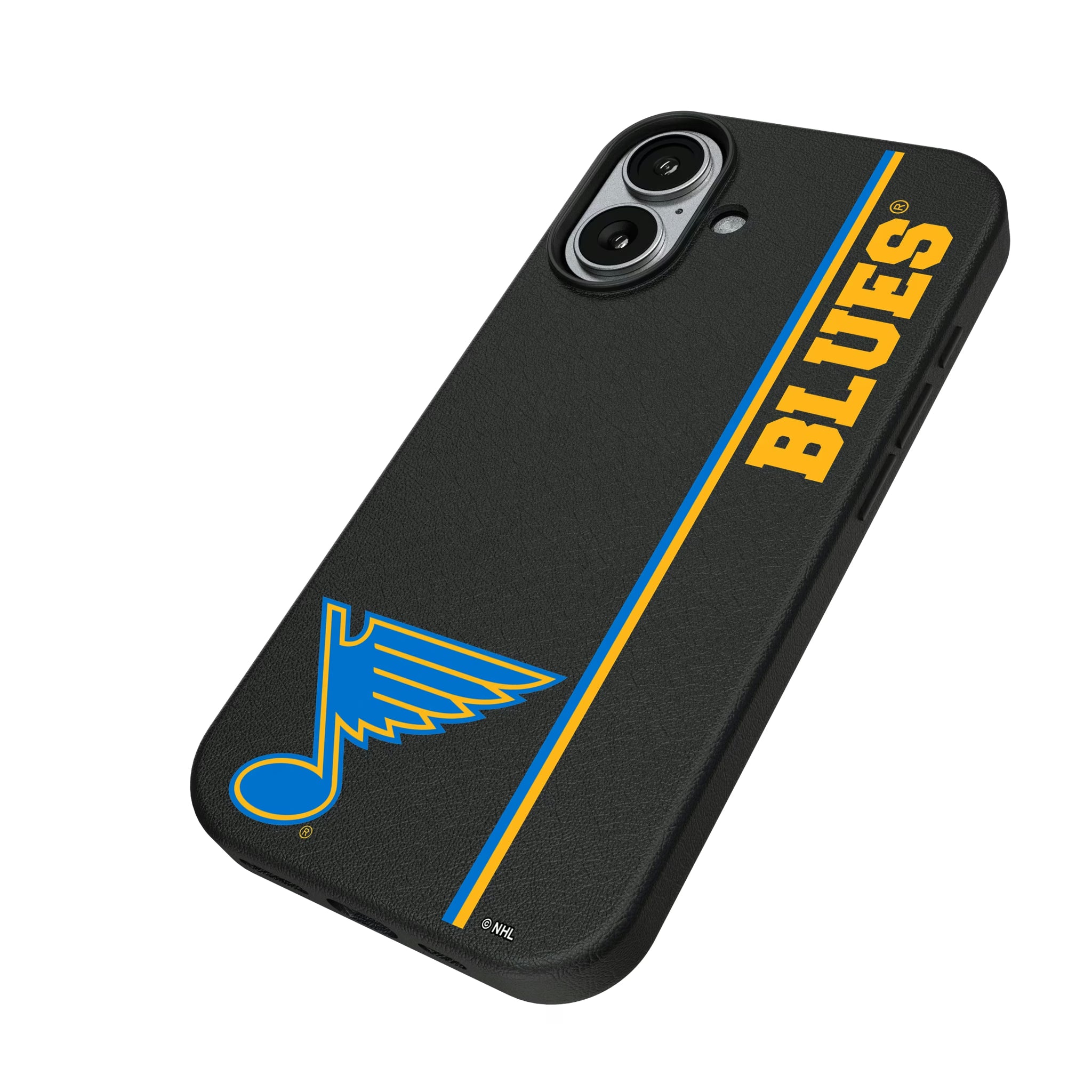St. Louis Blues Sidebar iPhone MagSafe Compatible Phone Case for Apple iPhone - Isometric View#Device_iPhone 17