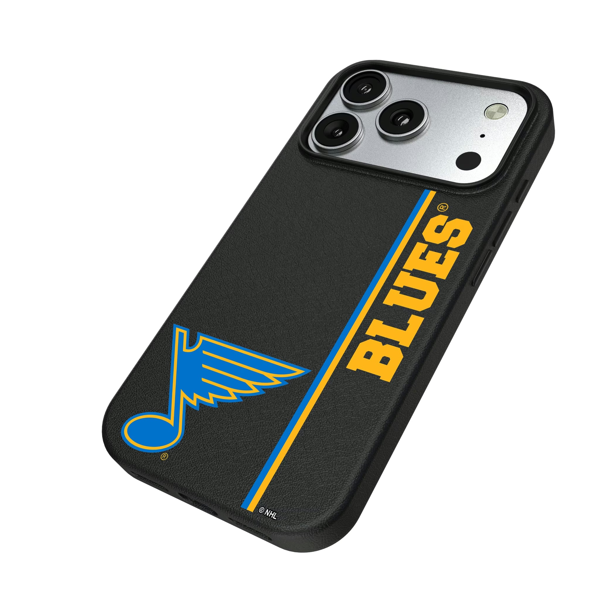 St. Louis Blues Sidebar iPhone MagSafe Compatible Phone Case for Apple iPhone - Isometric View#Device_iPhone 17 Pro