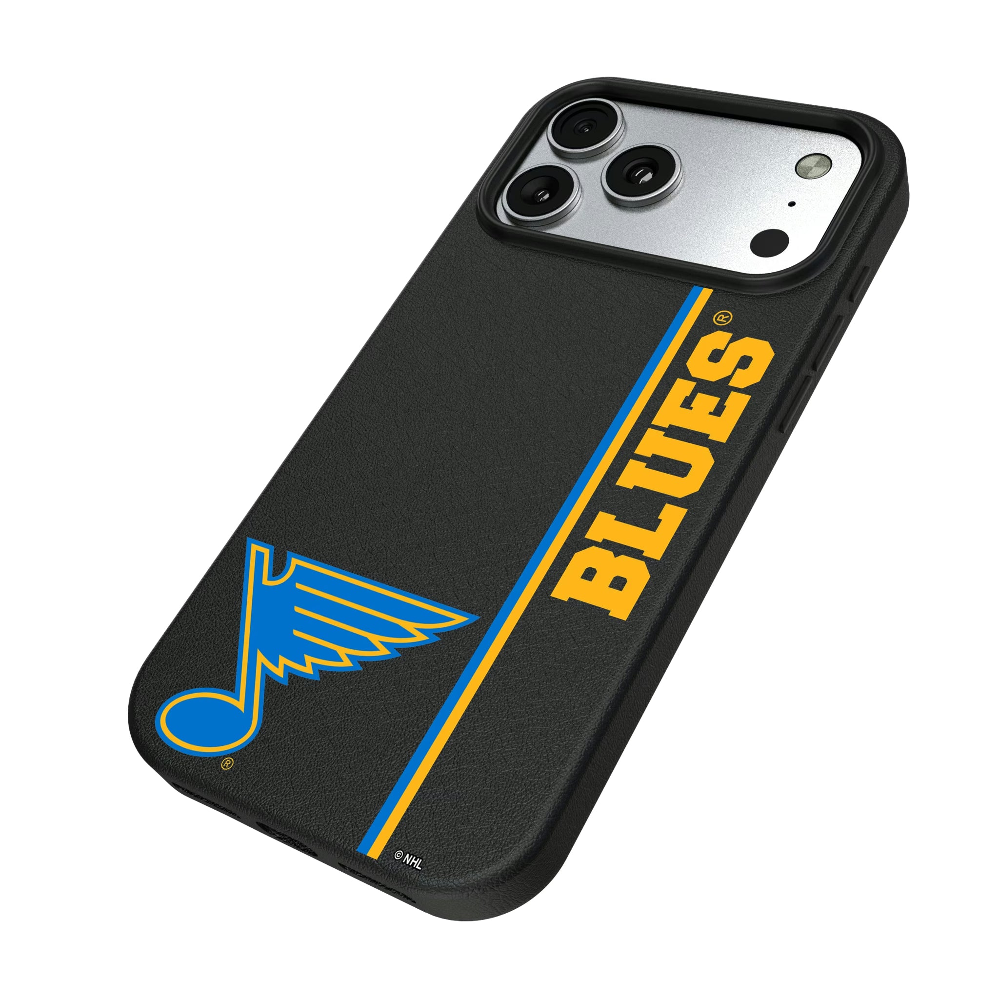 St. Louis Blues Sidebar iPhone MagSafe Compatible Phone Case for Apple iPhone - Isometric View#Device_iPhone 17 Pro Max