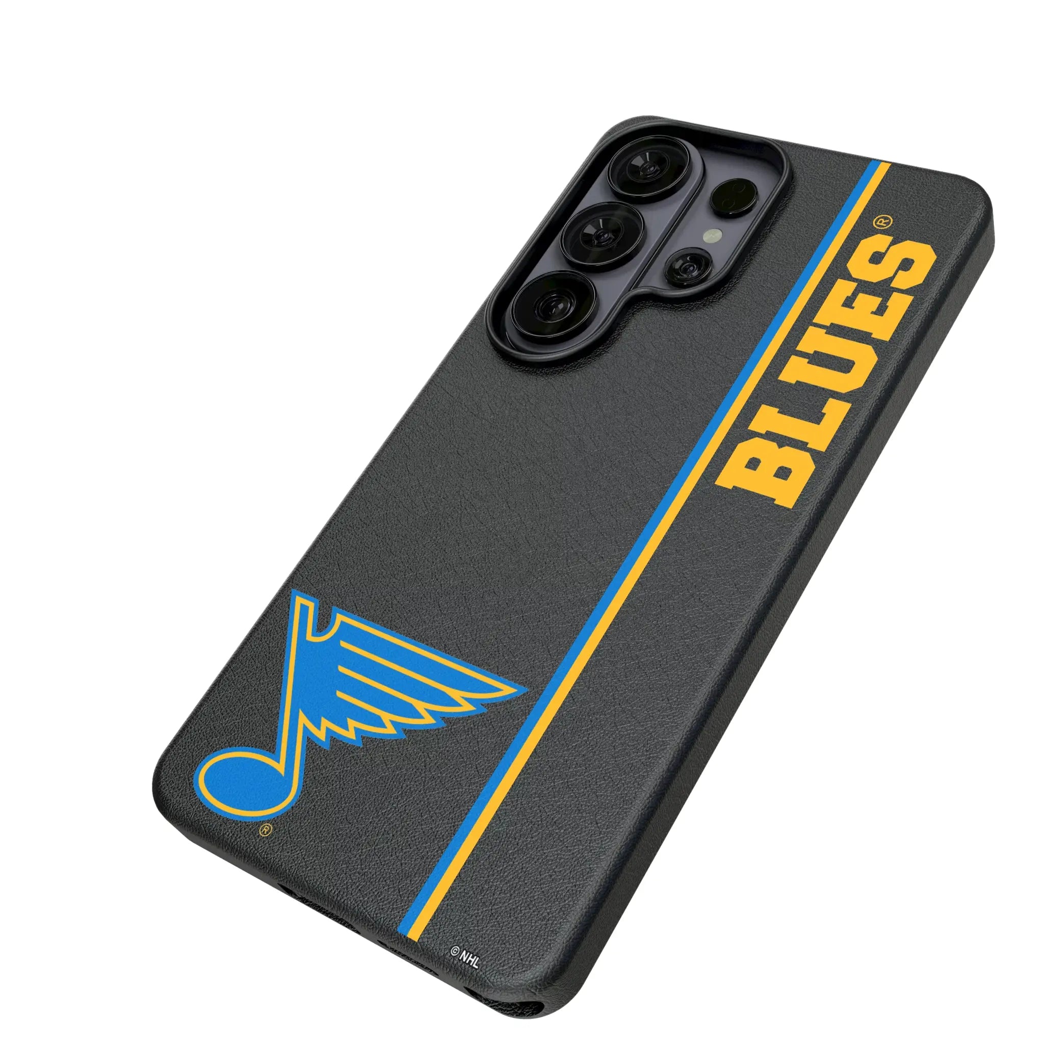St. Louis Blues Sidebar Galaxy MagSafe Compatible Phone Case for Samsung Galaxy - Isometric View#Device_Galaxy S26 Ultra