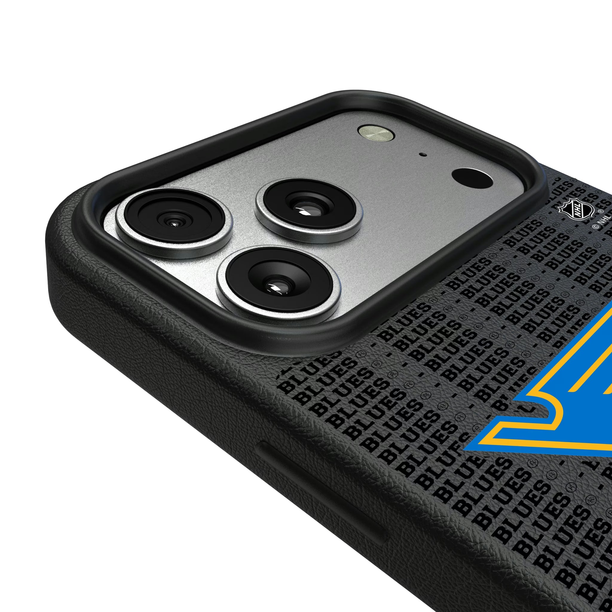 St. Louis Blues Text Backdrop iPhone MagSafe Compatible Phone Case for Apple iPhone - Detail#Device_iPhone 17 Pro Max